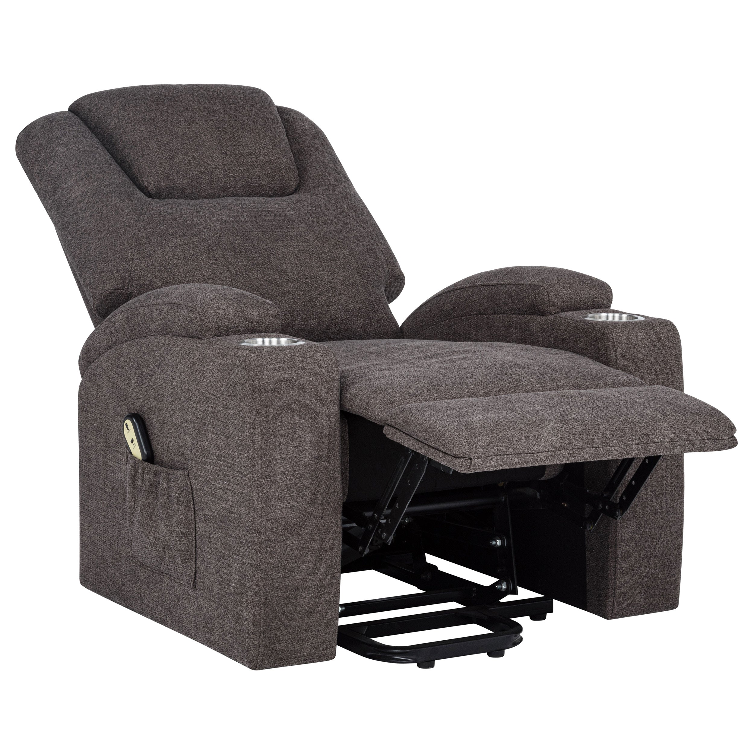 Louie Power Lift Massage Recliner - Ideal Furniture (Fresno,CA)