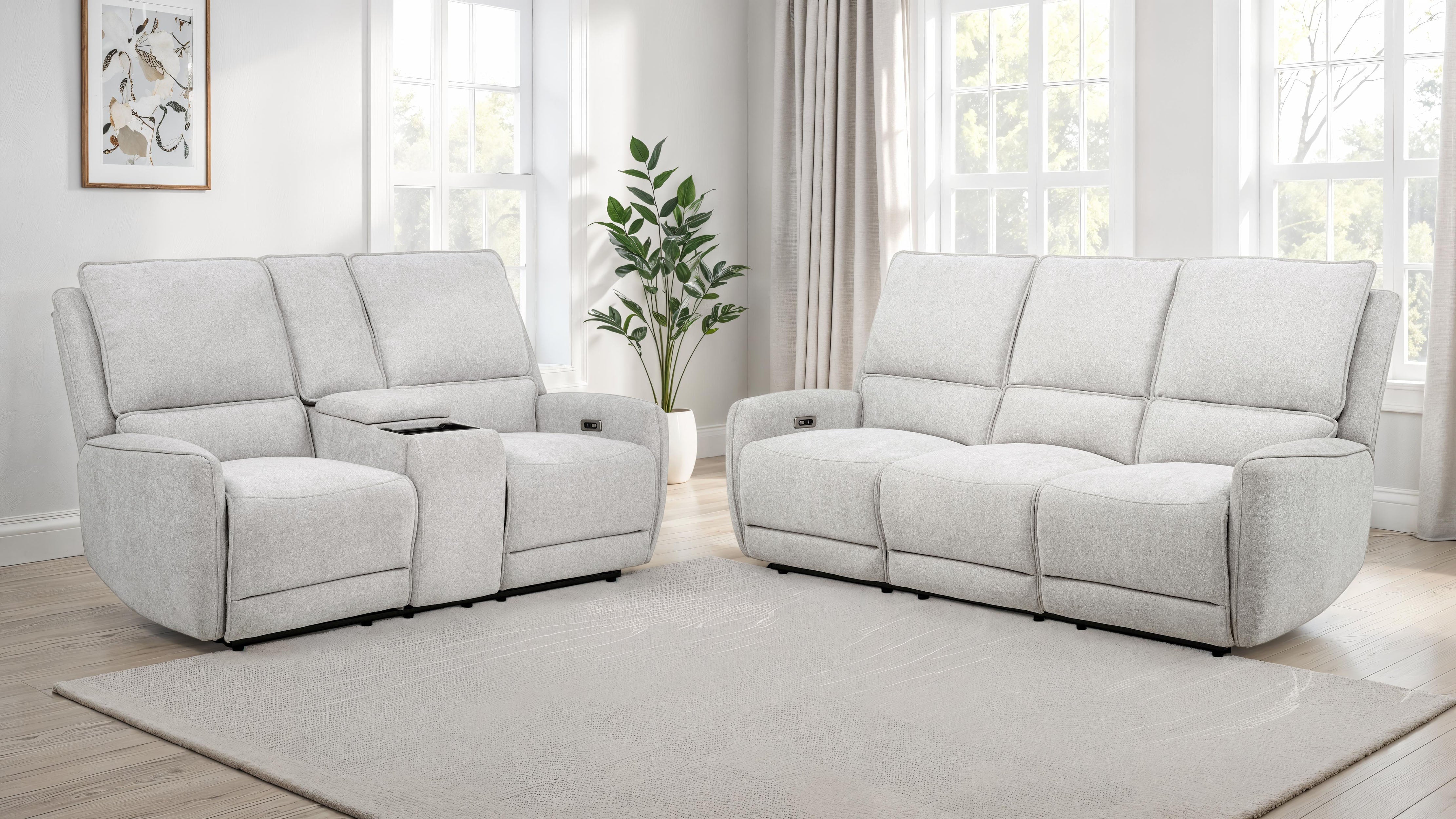Sylmar Power Reclining Sofa Set - Ideal Furniture (Fresno,CA)