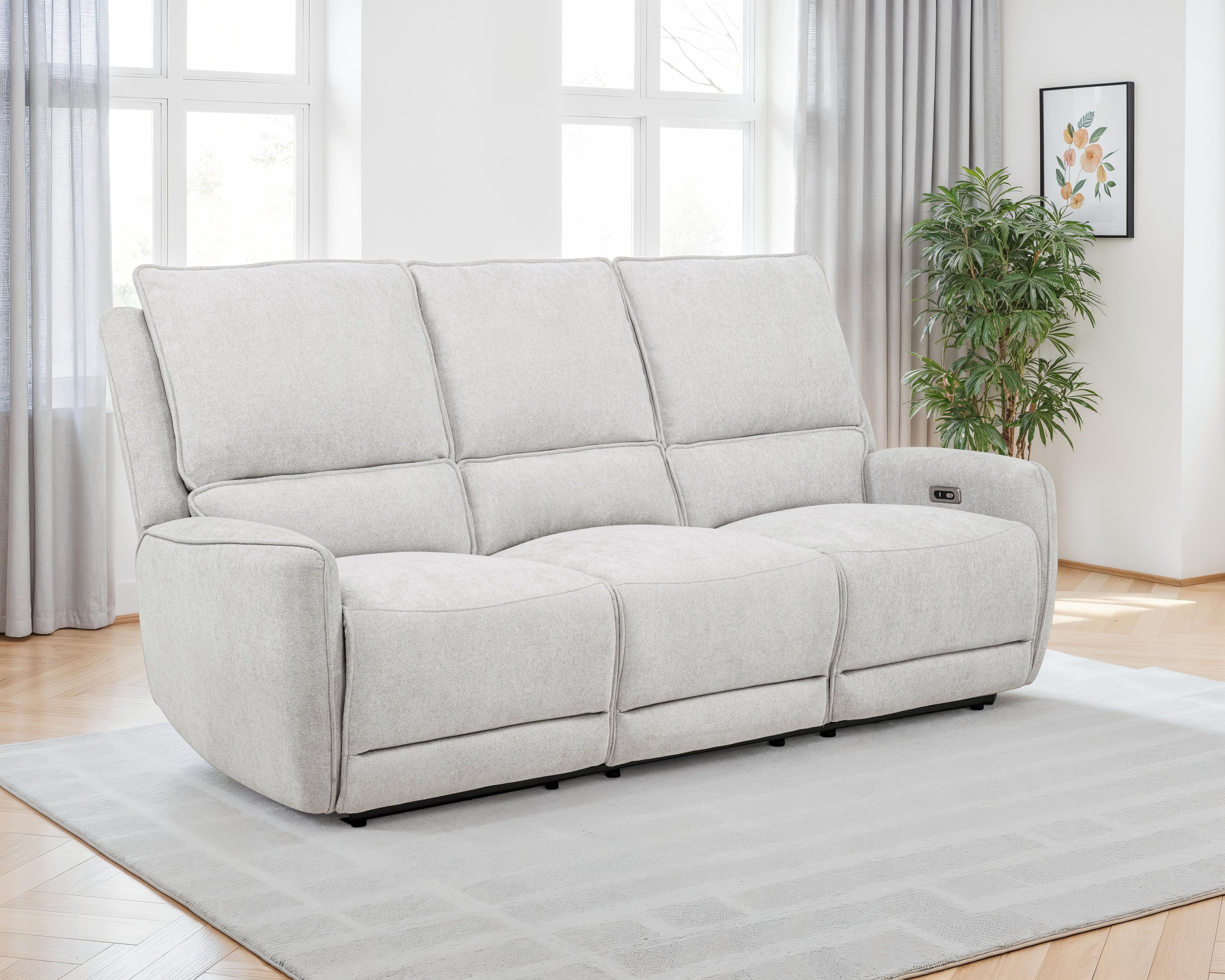 Sylmar Power Reclining Sofa - Ideal Furniture (Fresno,CA)