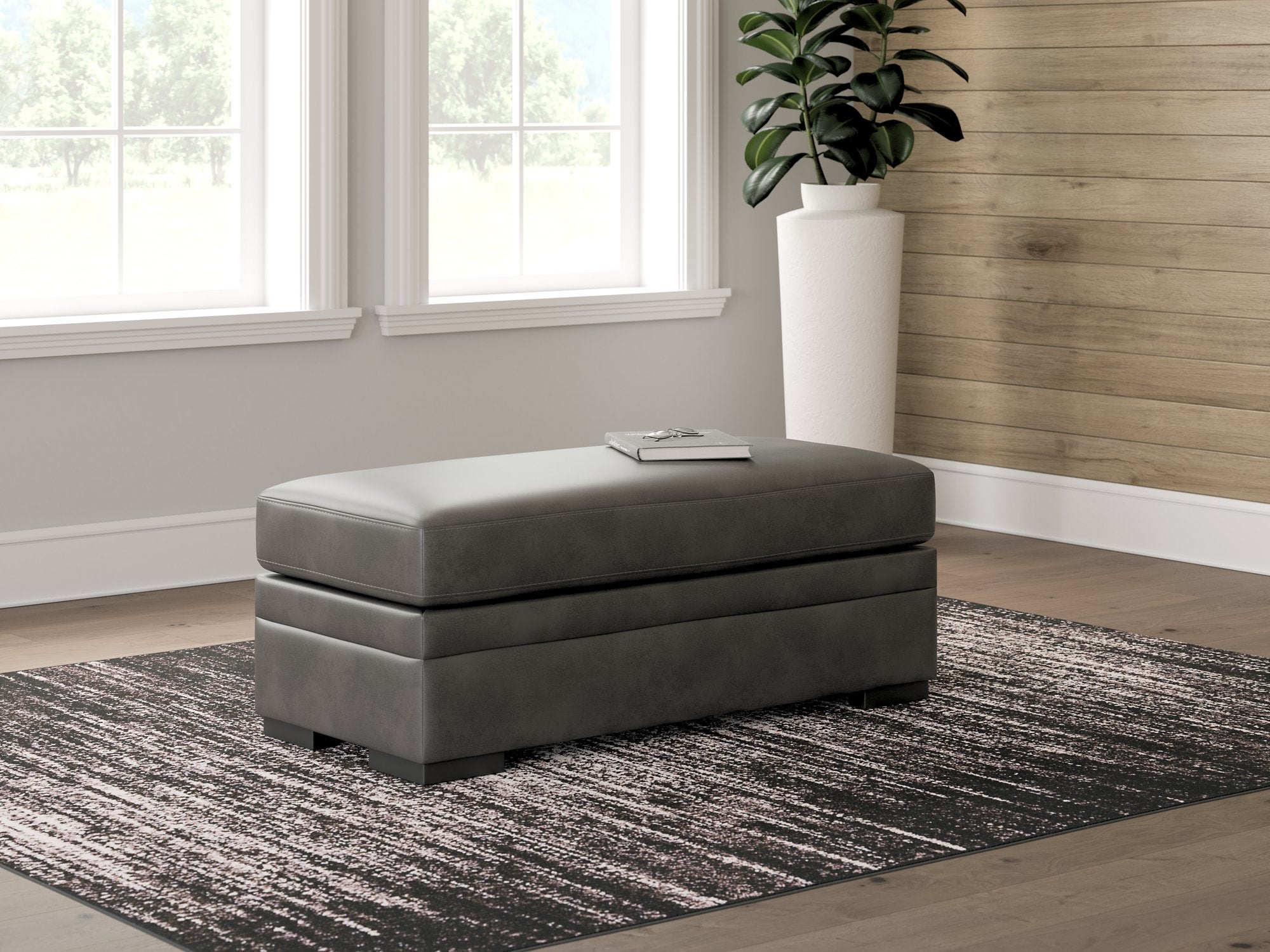 Lofton-Pike Oversized Accent Ottoman - Ideal Furniture (Fresno,CA)