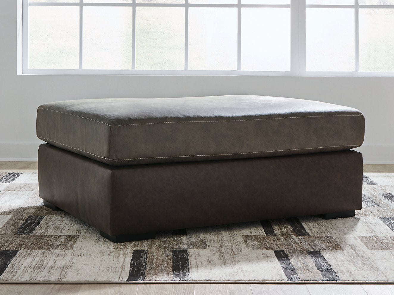 Castille Way Oversized Accent Ottoman - Ideal Furniture (Fresno,CA)