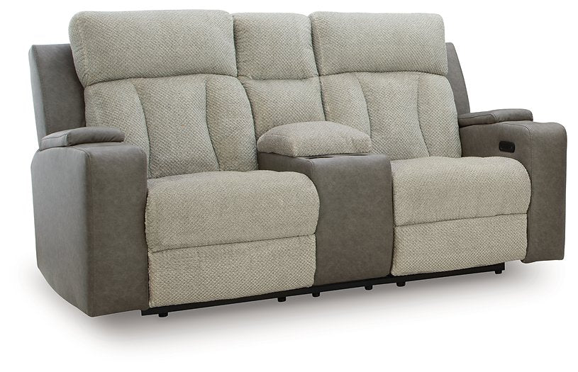 WhipLash Power Reclining Loveseat with Console - Ideal Furniture (Fresno,CA)