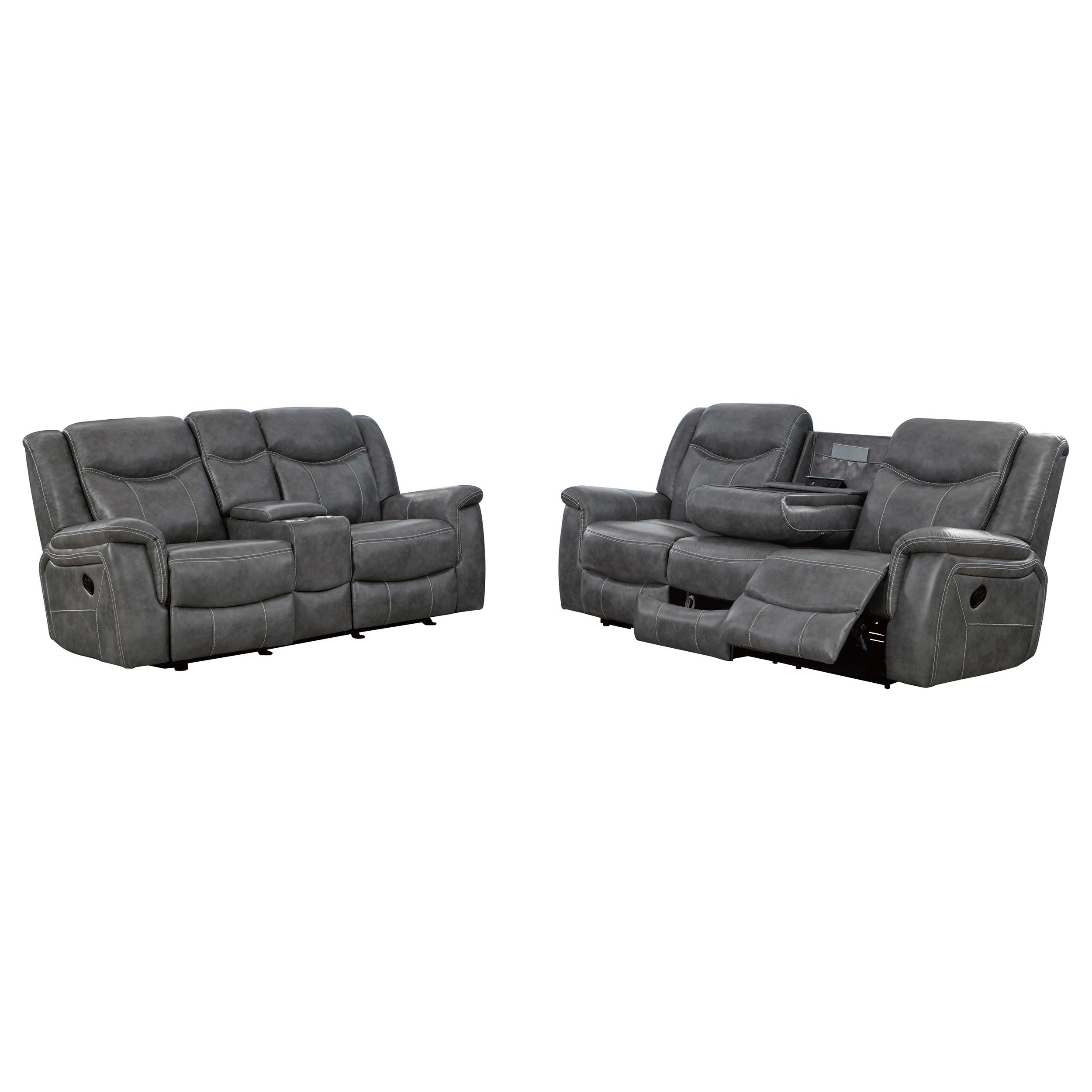 Conrad Reclining Sofa Set - Ideal Furniture (Fresno,CA)