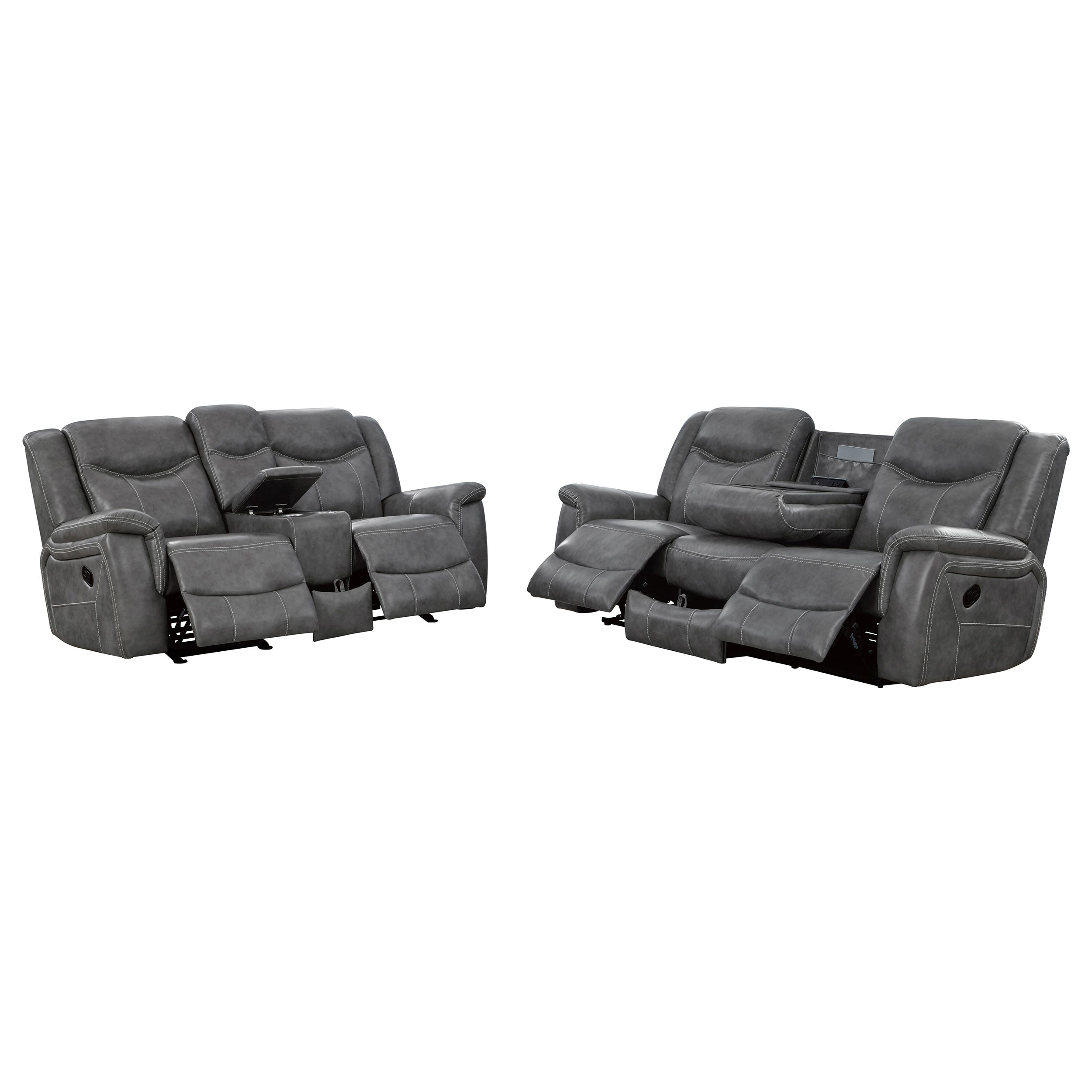 Conrad Reclining Sofa Set - Ideal Furniture (Fresno,CA)