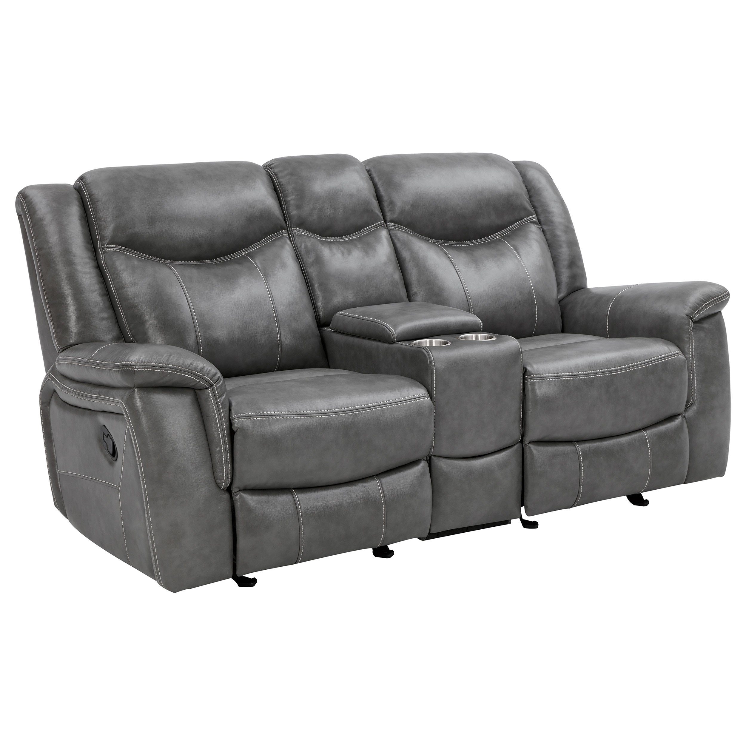 Conrad Reclining Glider Loveseat - Ideal Furniture (Fresno,CA)