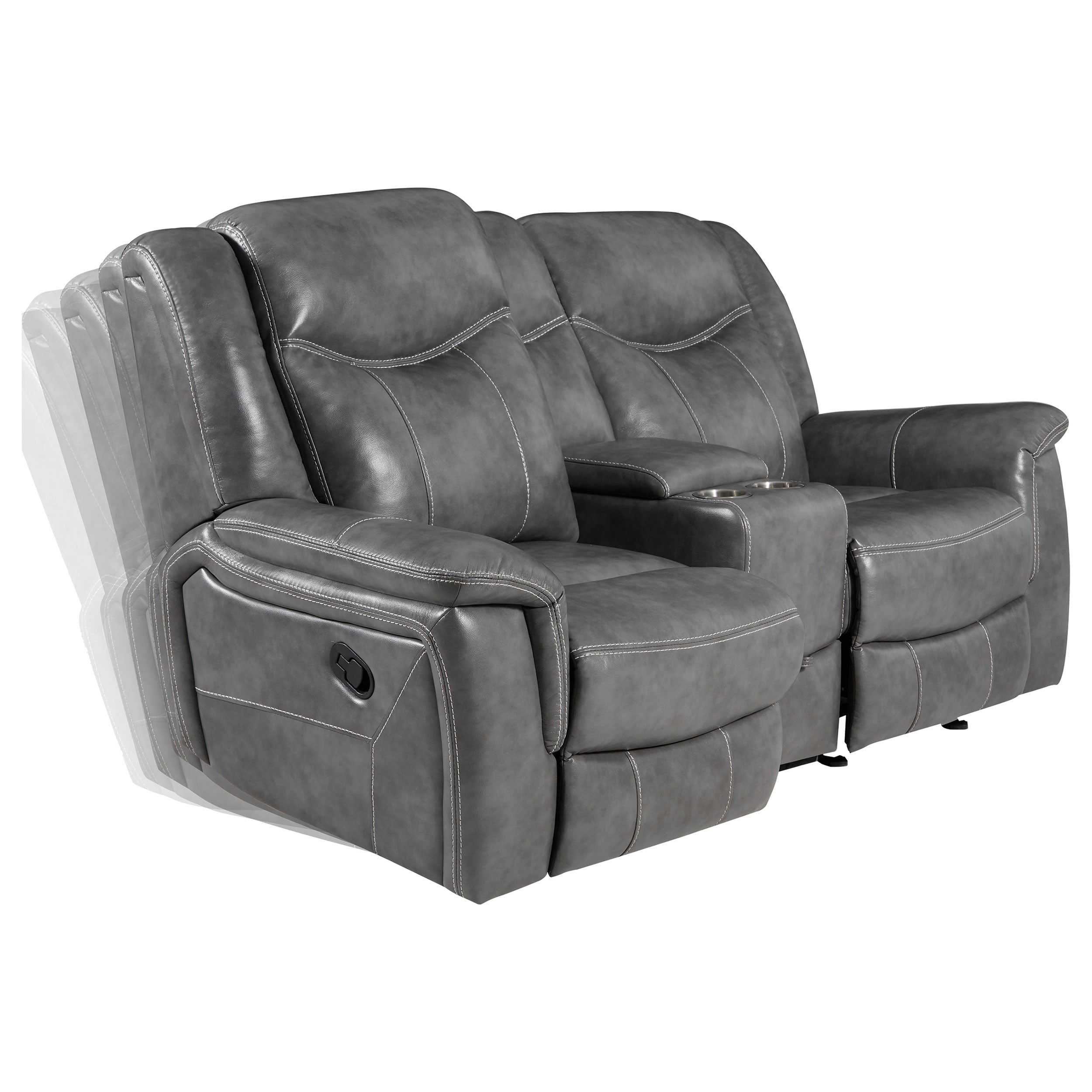 Conrad Reclining Glider Loveseat - Ideal Furniture (Fresno,CA)
