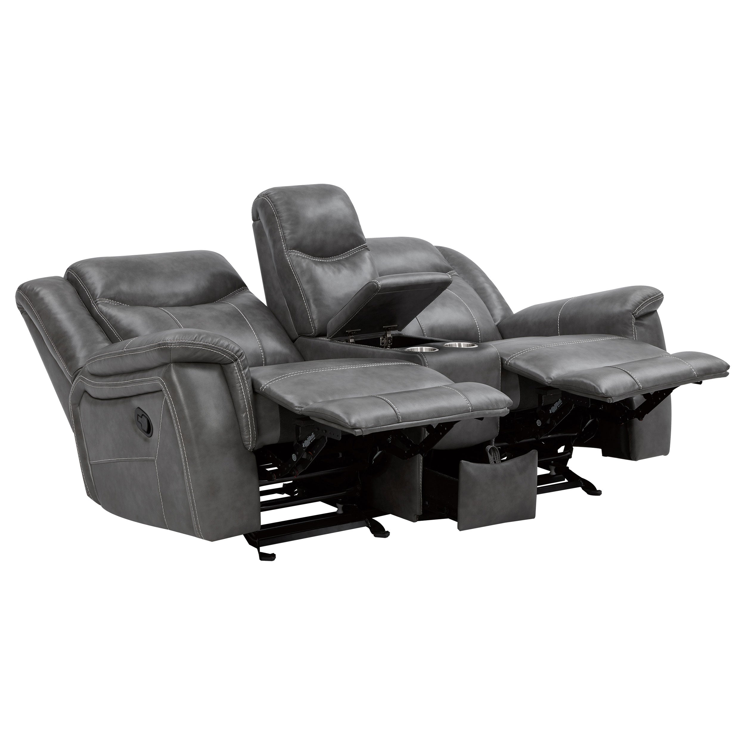Conrad Reclining Glider Loveseat - Ideal Furniture (Fresno,CA)