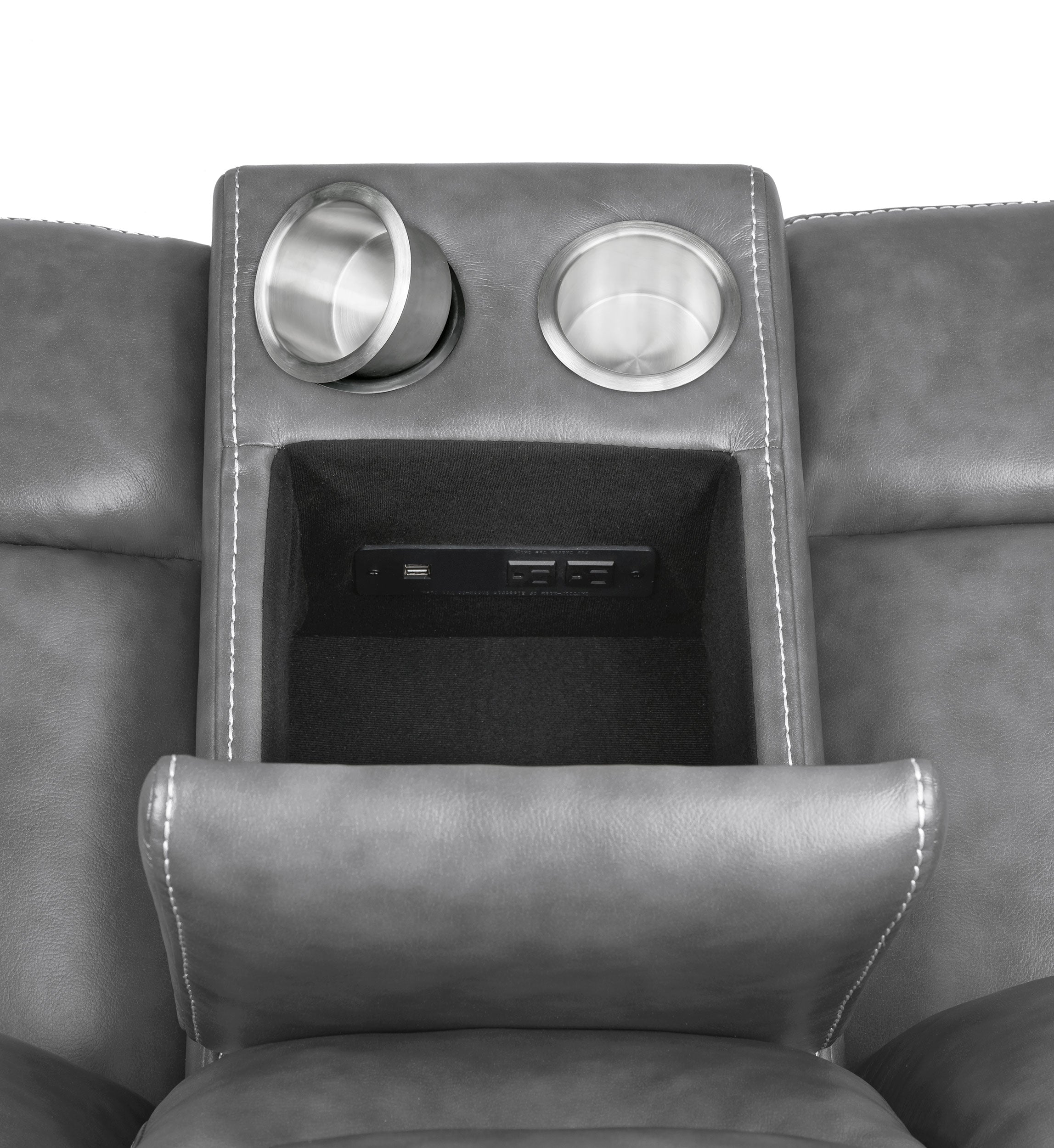 Conrad Reclining Glider Loveseat - Ideal Furniture (Fresno,CA)