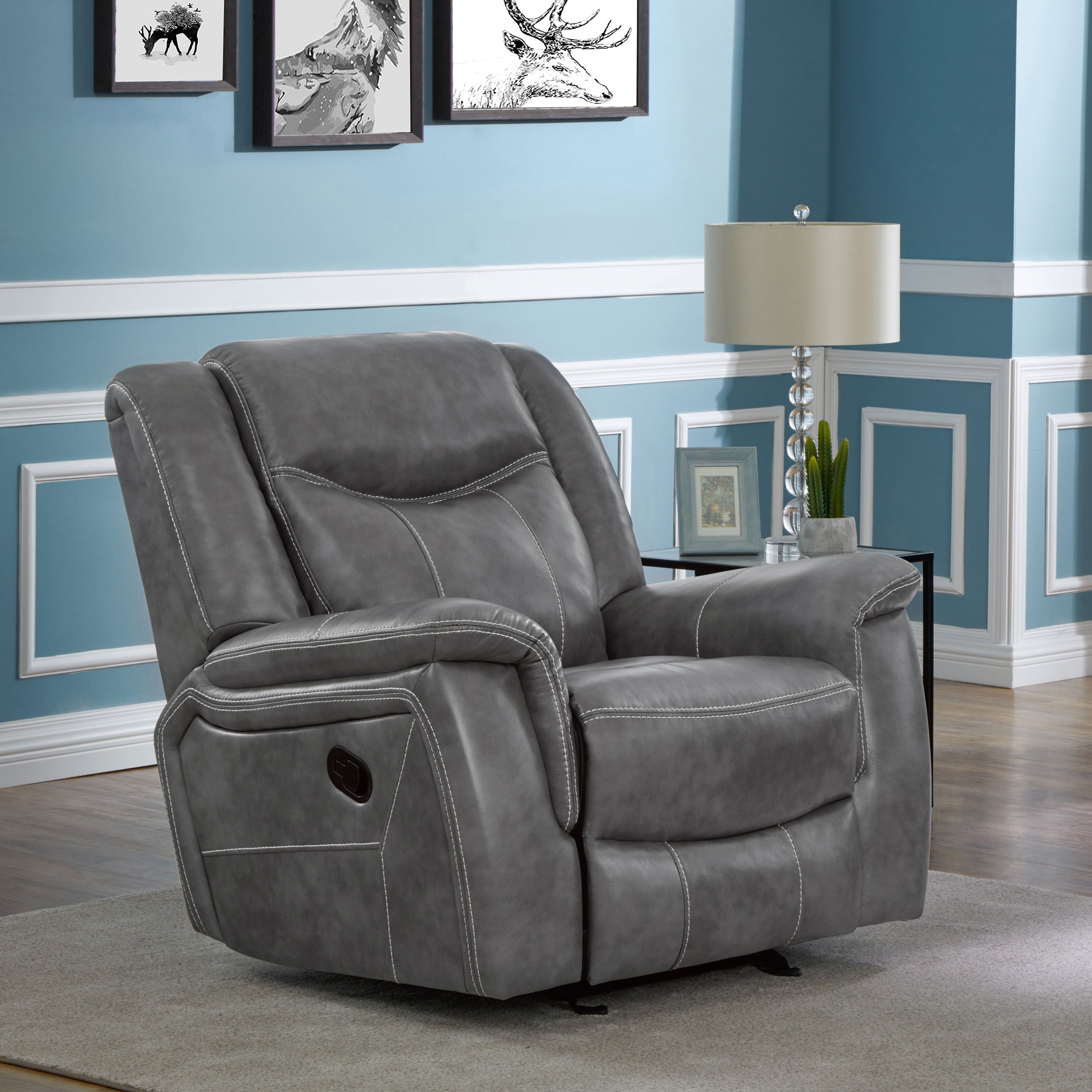 Conrad Glider Recliner - Ideal Furniture (Fresno,CA)