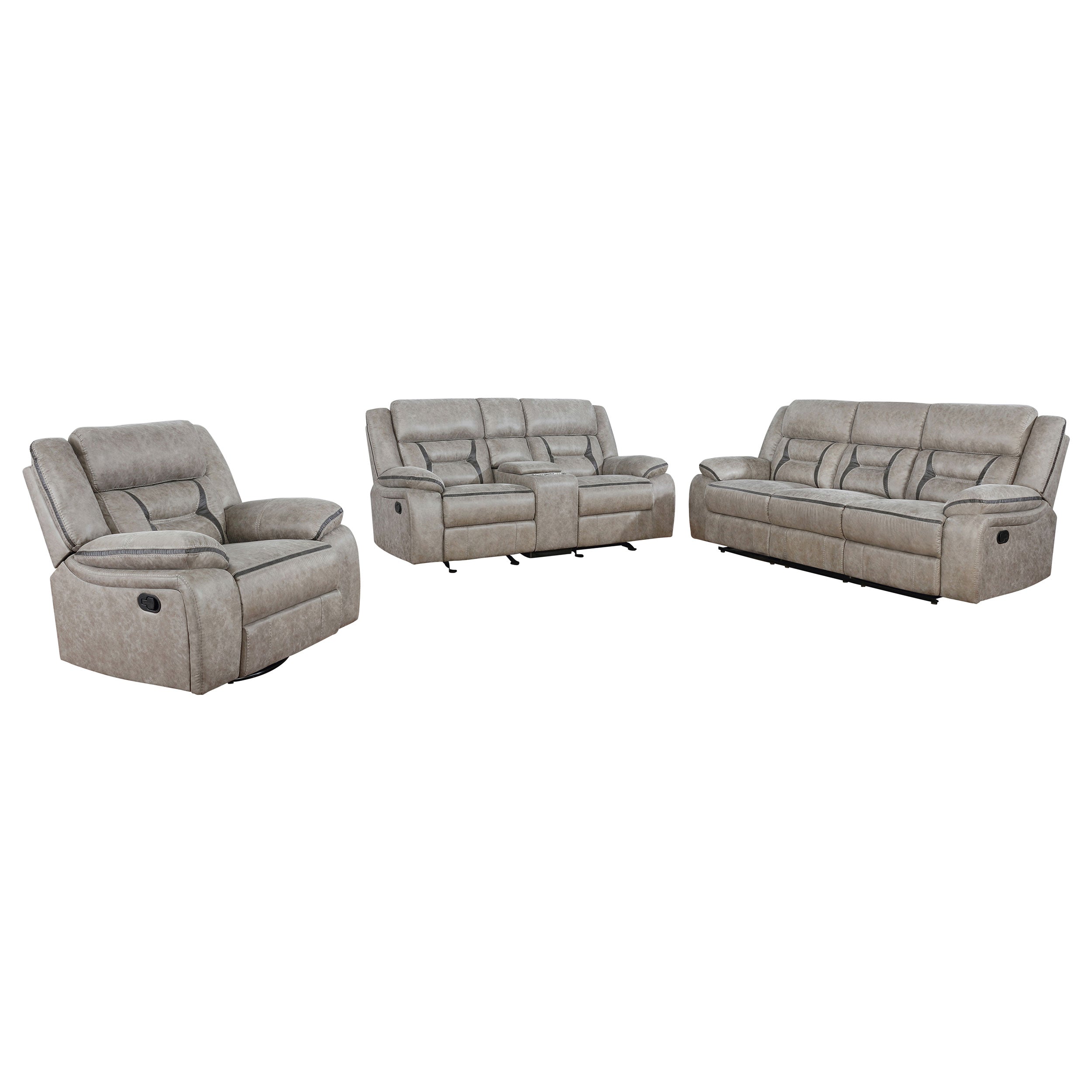 Greer Reclining Sofa Set - Ideal Furniture (Fresno,CA)