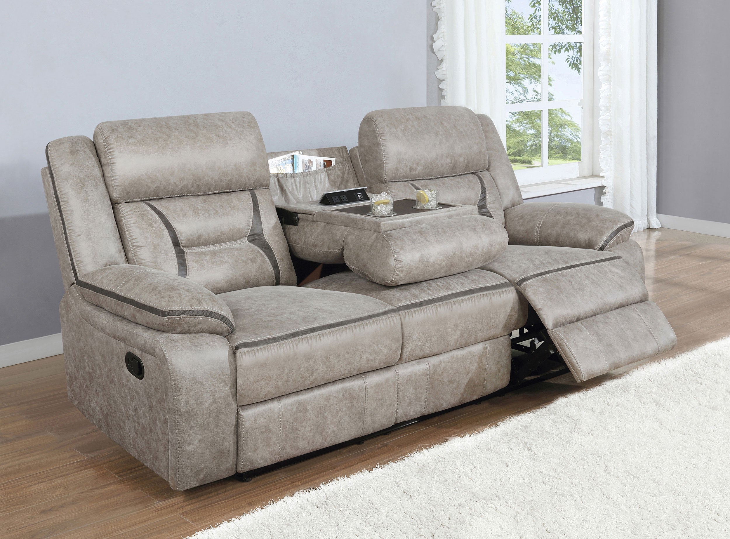 Greer Reclining Sofa - Ideal Furniture (Fresno,CA)