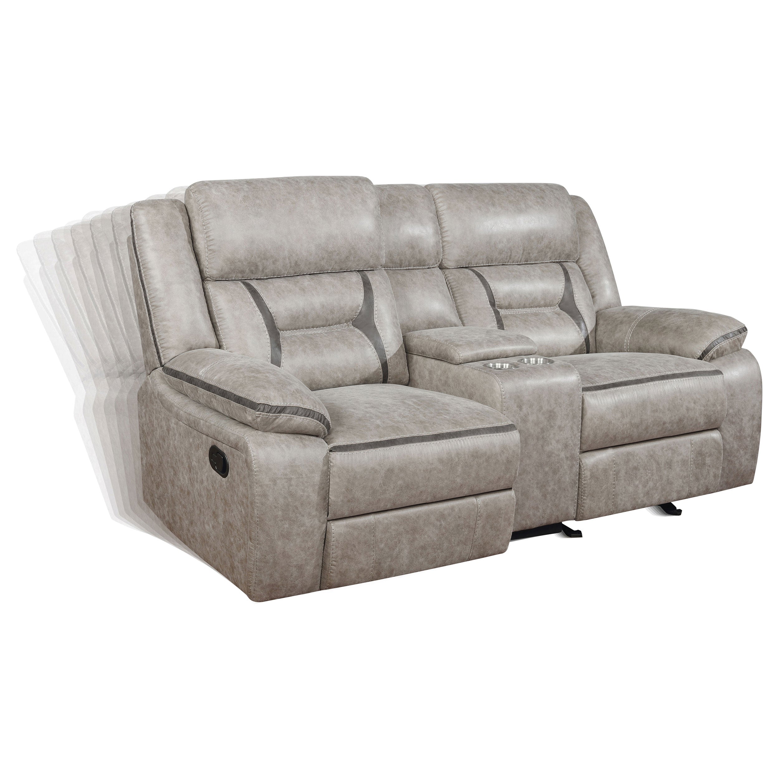 Greer Reclining Glider Loveseat - Ideal Furniture (Fresno,CA)