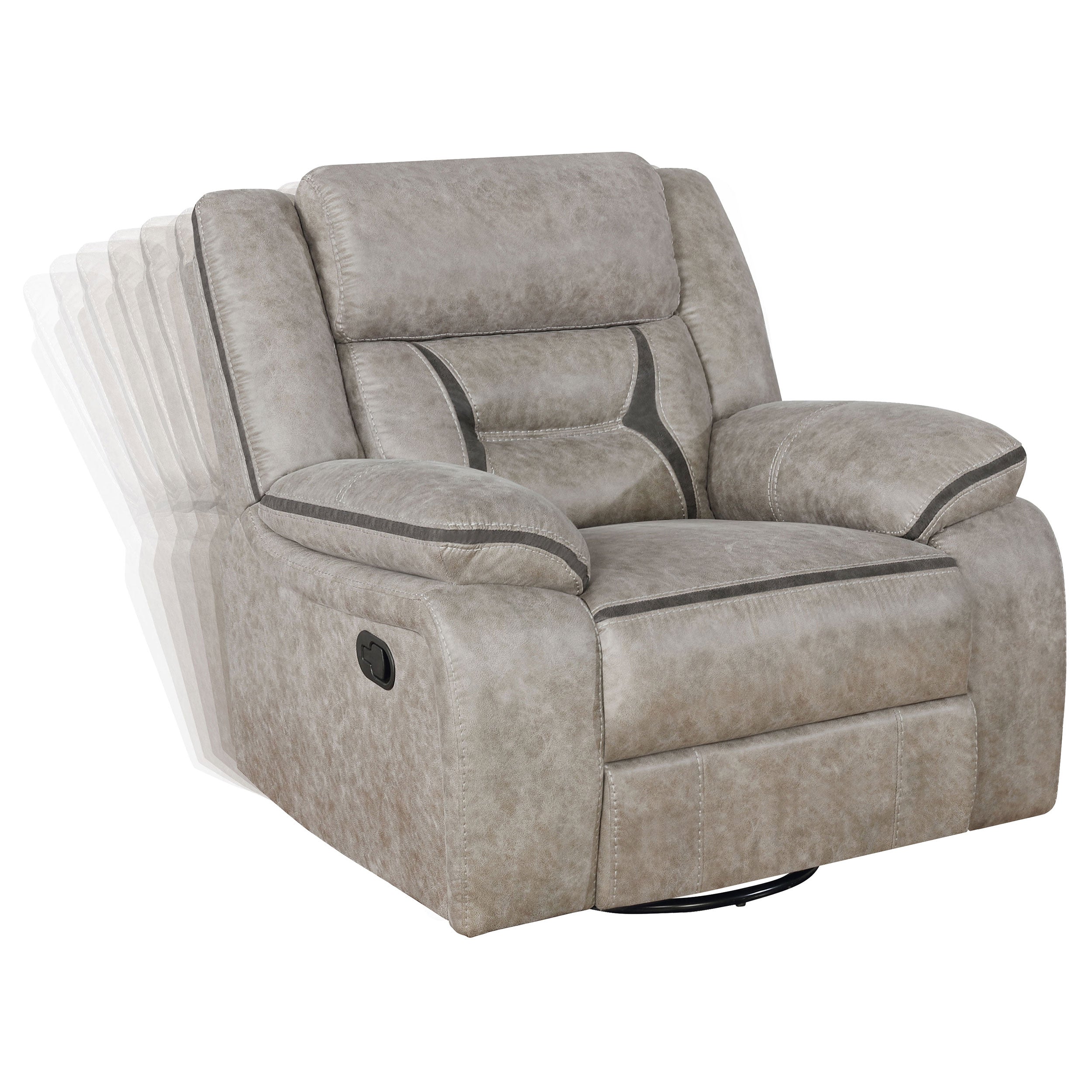Greer Swivel Glider Recliner - Ideal Furniture (Fresno,CA)