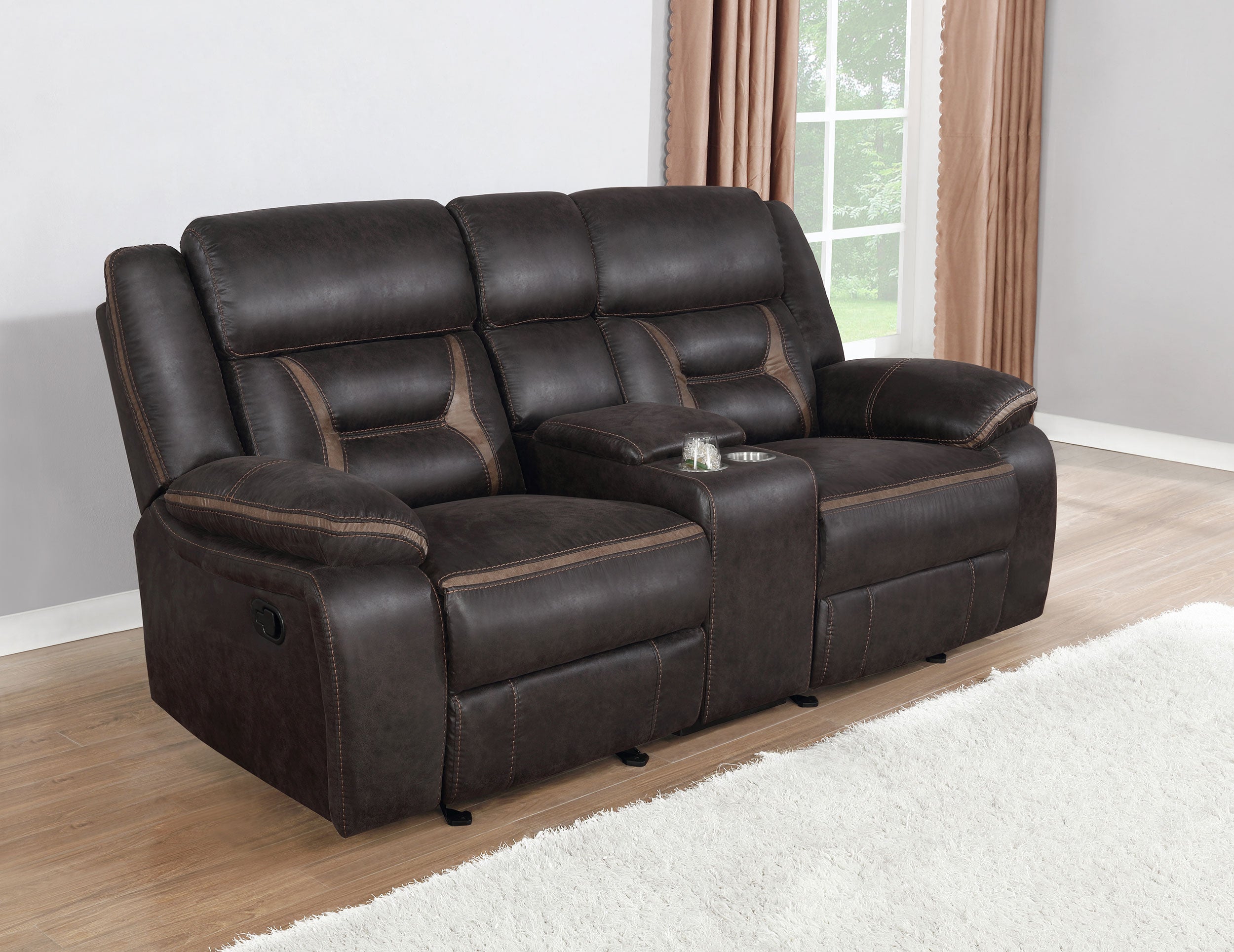 Greer Reclining Glider Loveseat - Ideal Furniture (Fresno,CA)