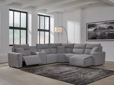 Modmax Power Reclining Sectional with Chaise - Ideal Furniture (Fresno,CA)