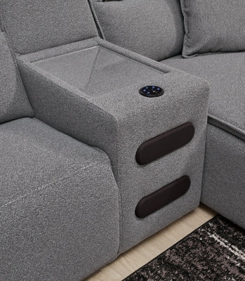 Modmax Power Reclining Sectional with Chaise - Ideal Furniture (Fresno,CA)