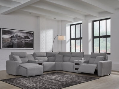 Modmax Power Reclining Sectional with Chaise - Ideal Furniture (Fresno,CA)
