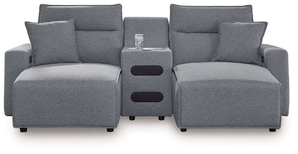 Modmax Power Reclining Sectional with Chaise - Ideal Furniture (Fresno,CA)