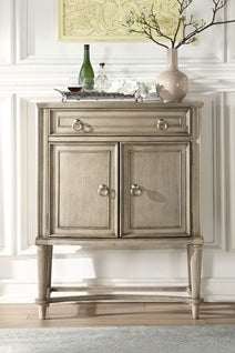 Wynsor Antique Champagne Wine Cabinet - Ideal Furniture (Fresno,CA)