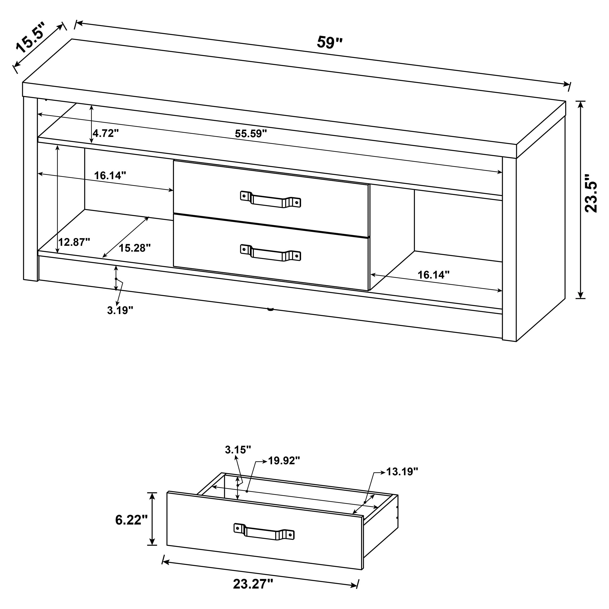Burke TV Stand - Ideal Furniture (Fresno,CA)
