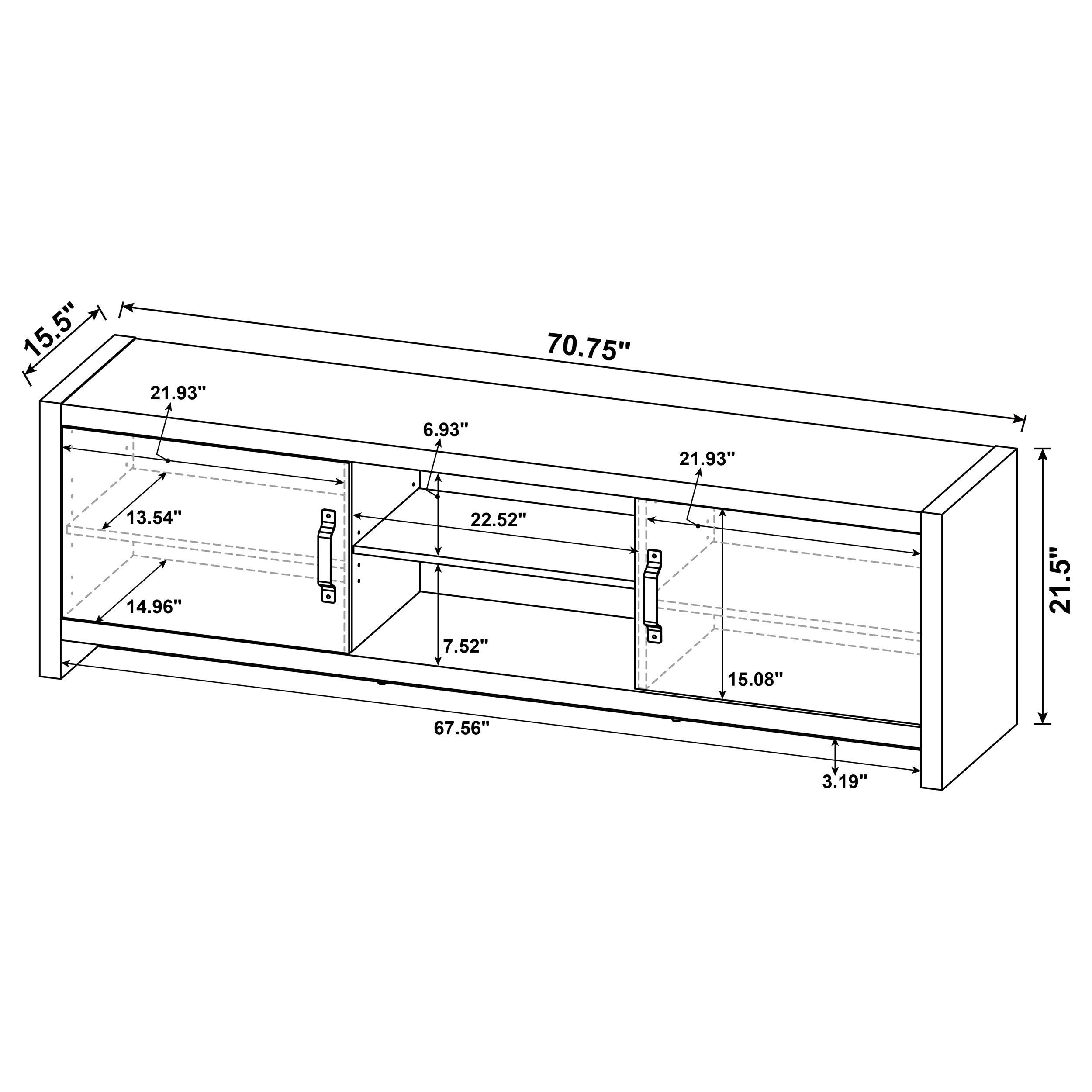 Burke TV Stand - Ideal Furniture (Fresno,CA)