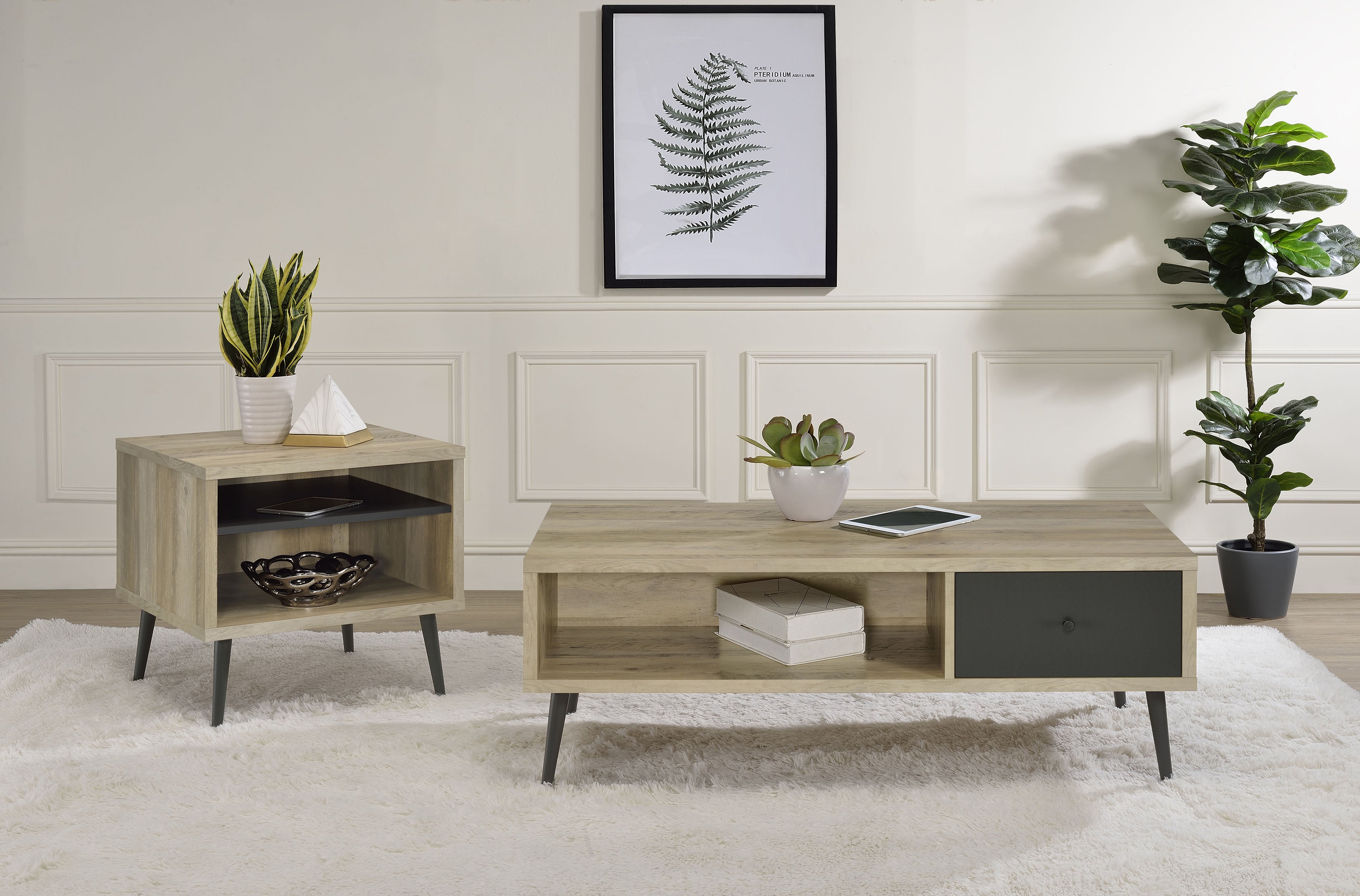 Welsh Coffee Table Set - Ideal Furniture (Fresno,CA)