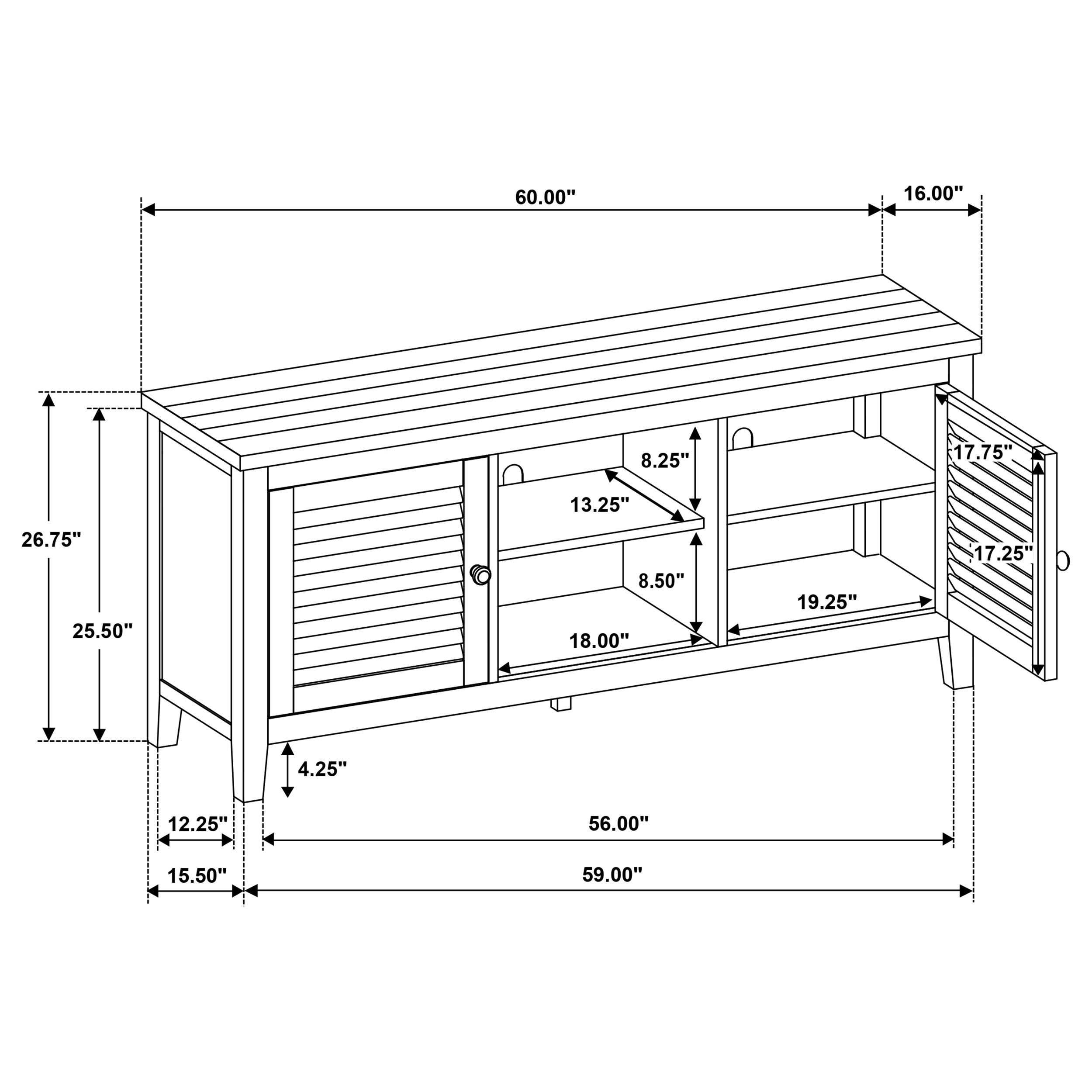 Concord TV Stand - Ideal Furniture (Fresno,CA)