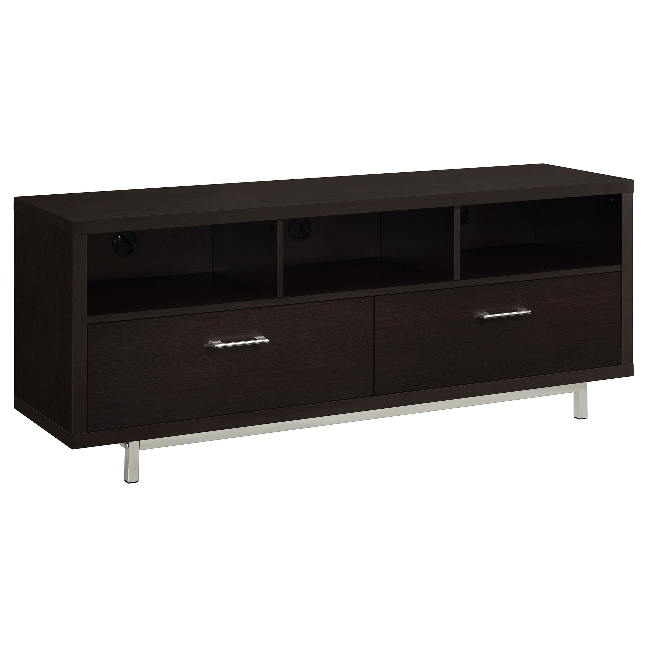 Casey 2-drawer Rectangular TV Console Cappuccino - Ideal Furniture (Fresno,CA)