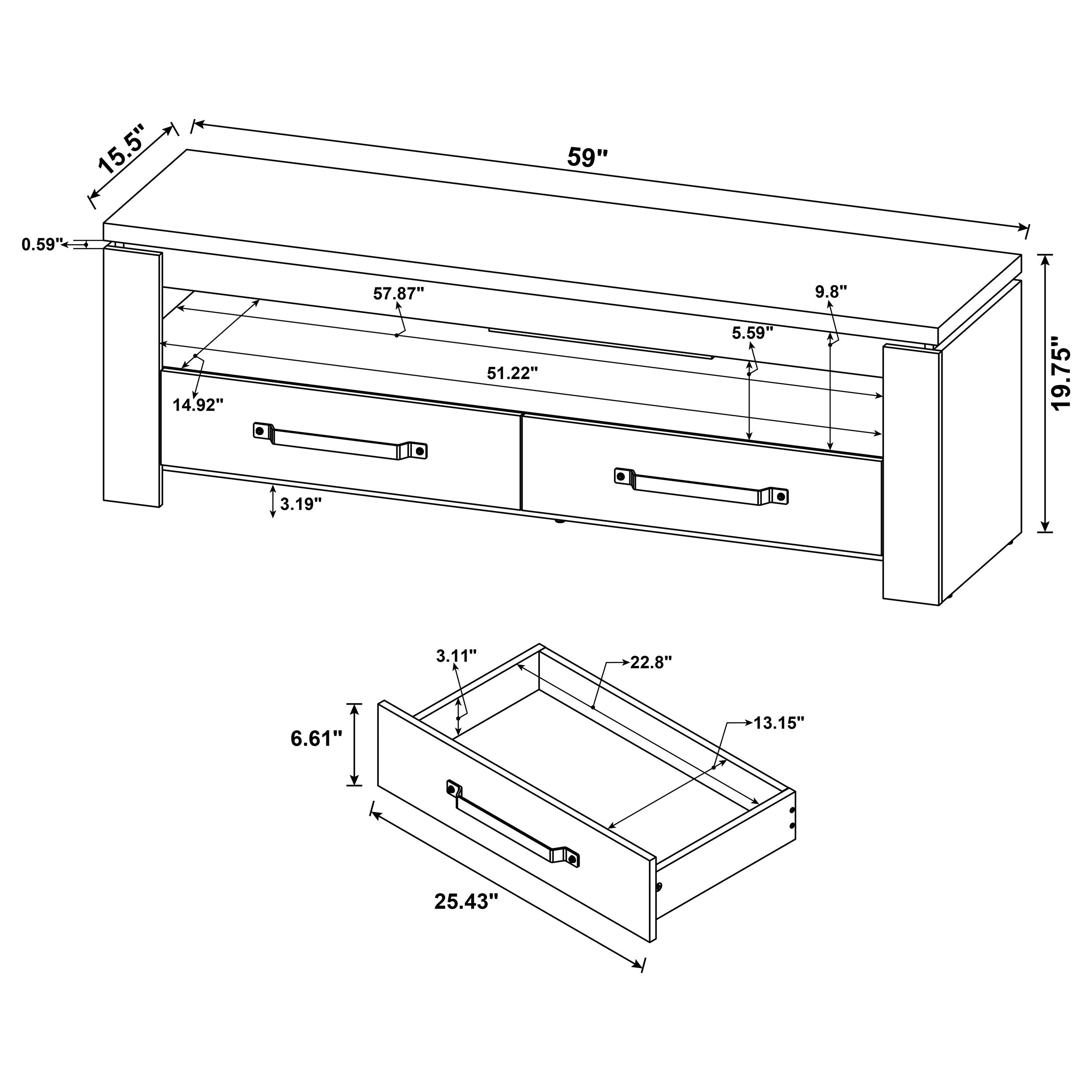 Elkton TV Stand - Ideal Furniture (Fresno,CA)