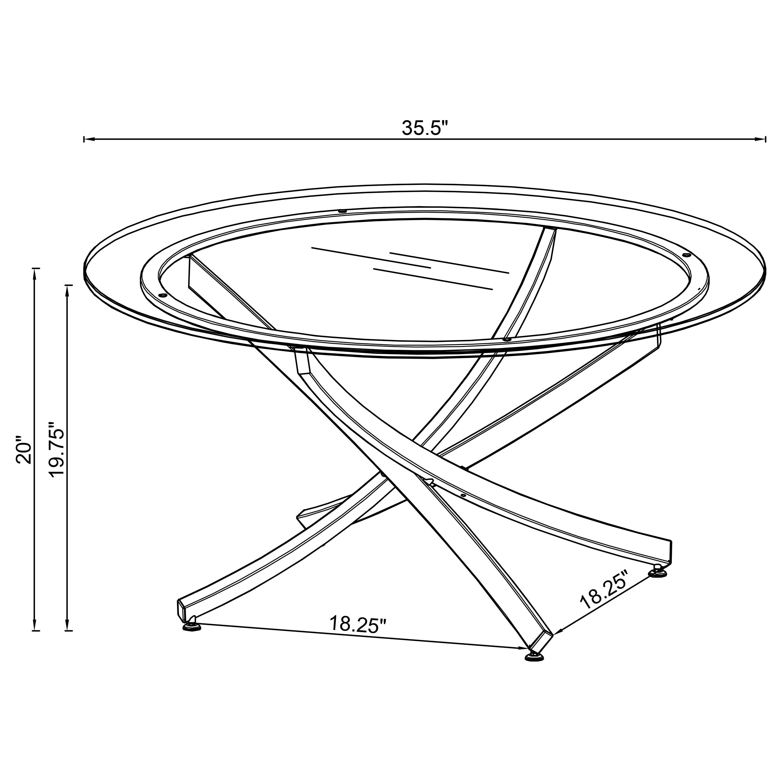 Brooke Coffee Table - Ideal Furniture (Fresno,CA)