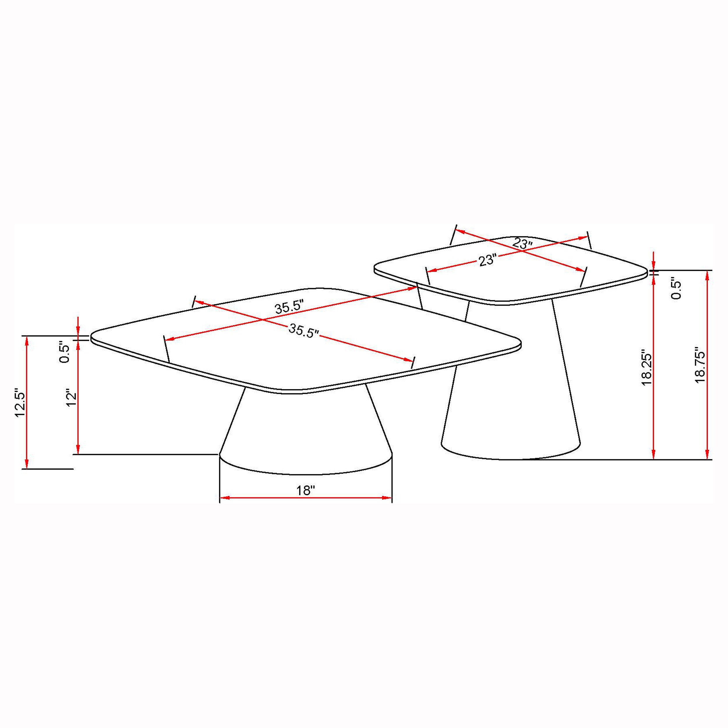 Eason Coffee Table Set - Ideal Furniture (Fresno,CA)