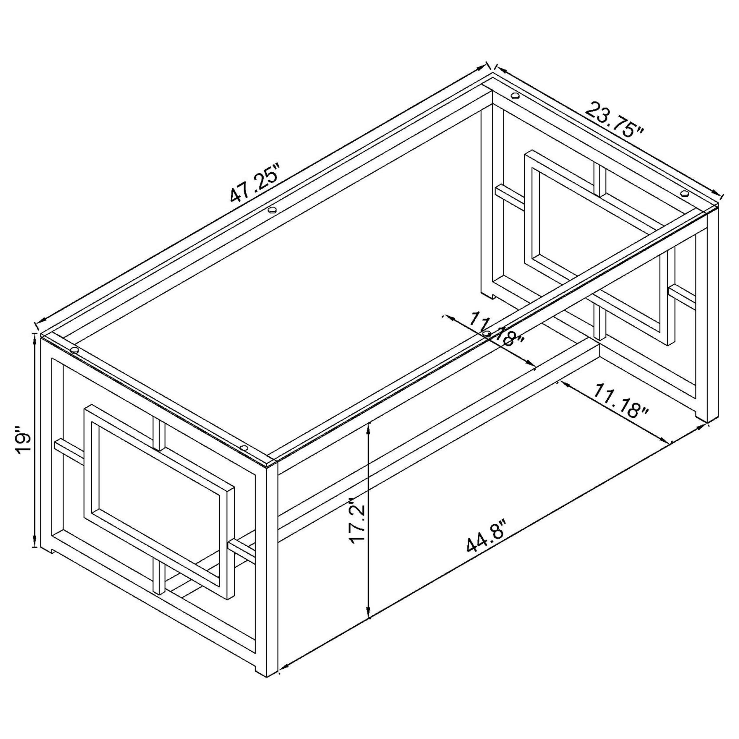 Merced Coffee Table Set - Ideal Furniture (Fresno,CA)