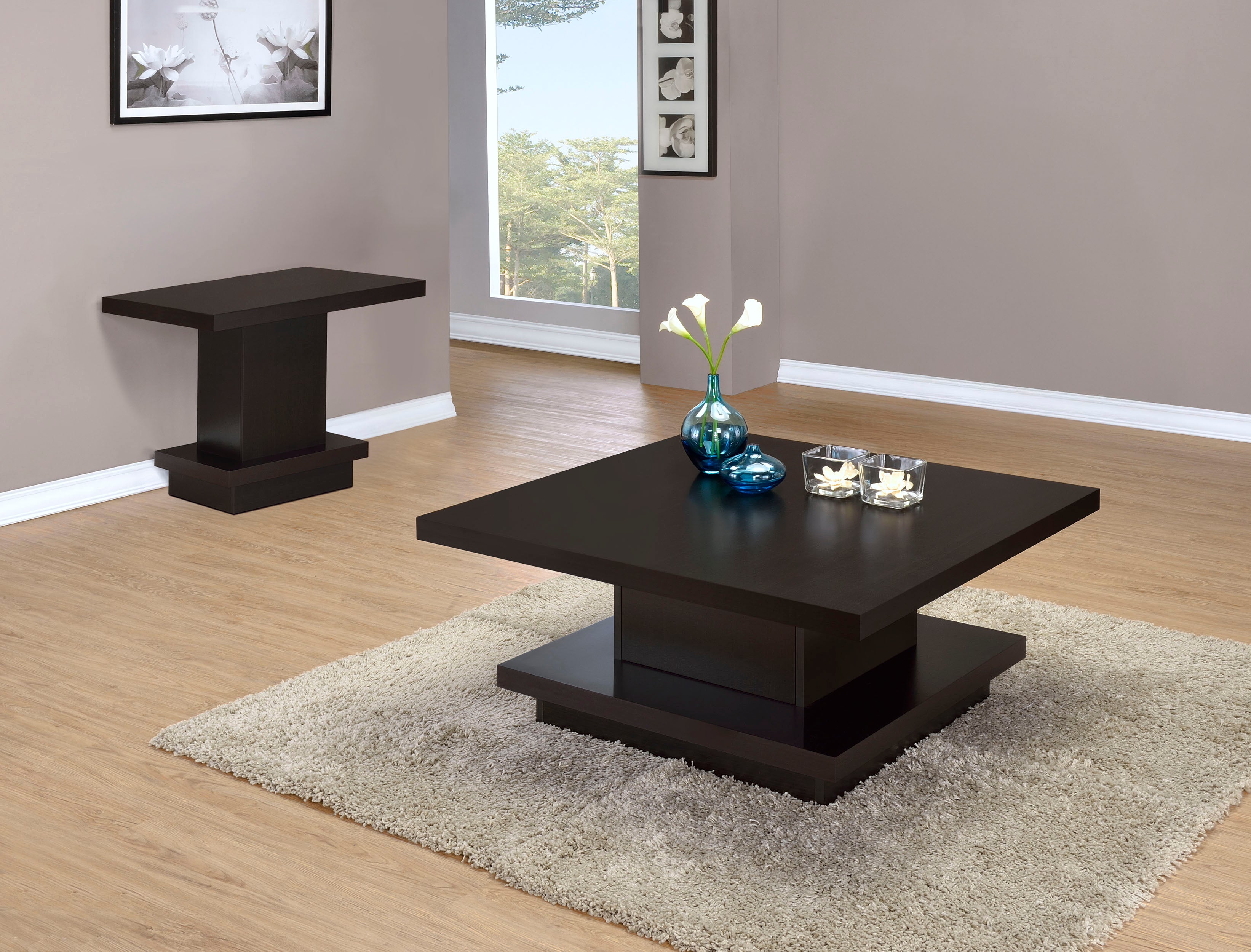Reston Coffee Table Set - Ideal Furniture (Fresno,CA)