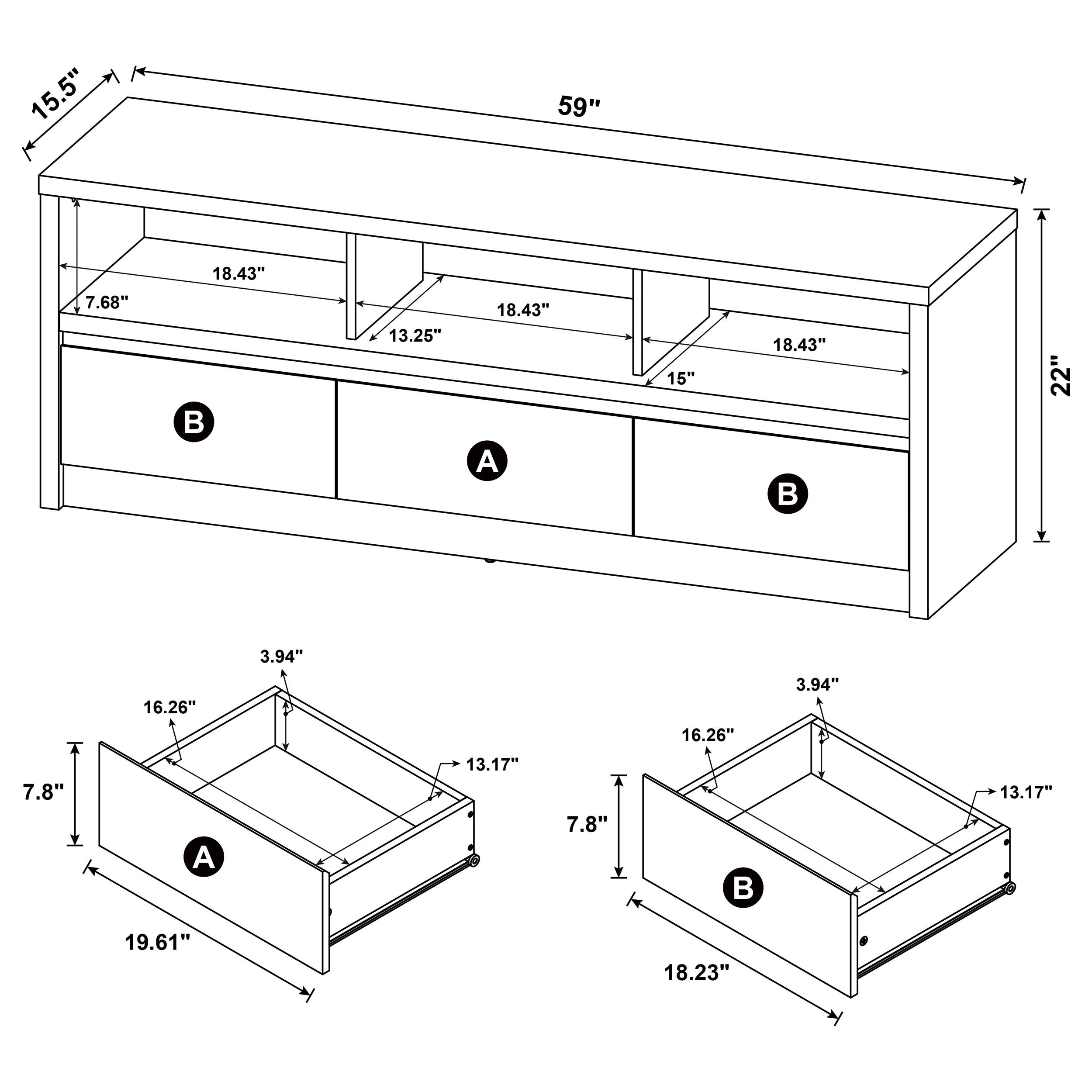 Rutland TV Stand - Ideal Furniture (Fresno,CA)