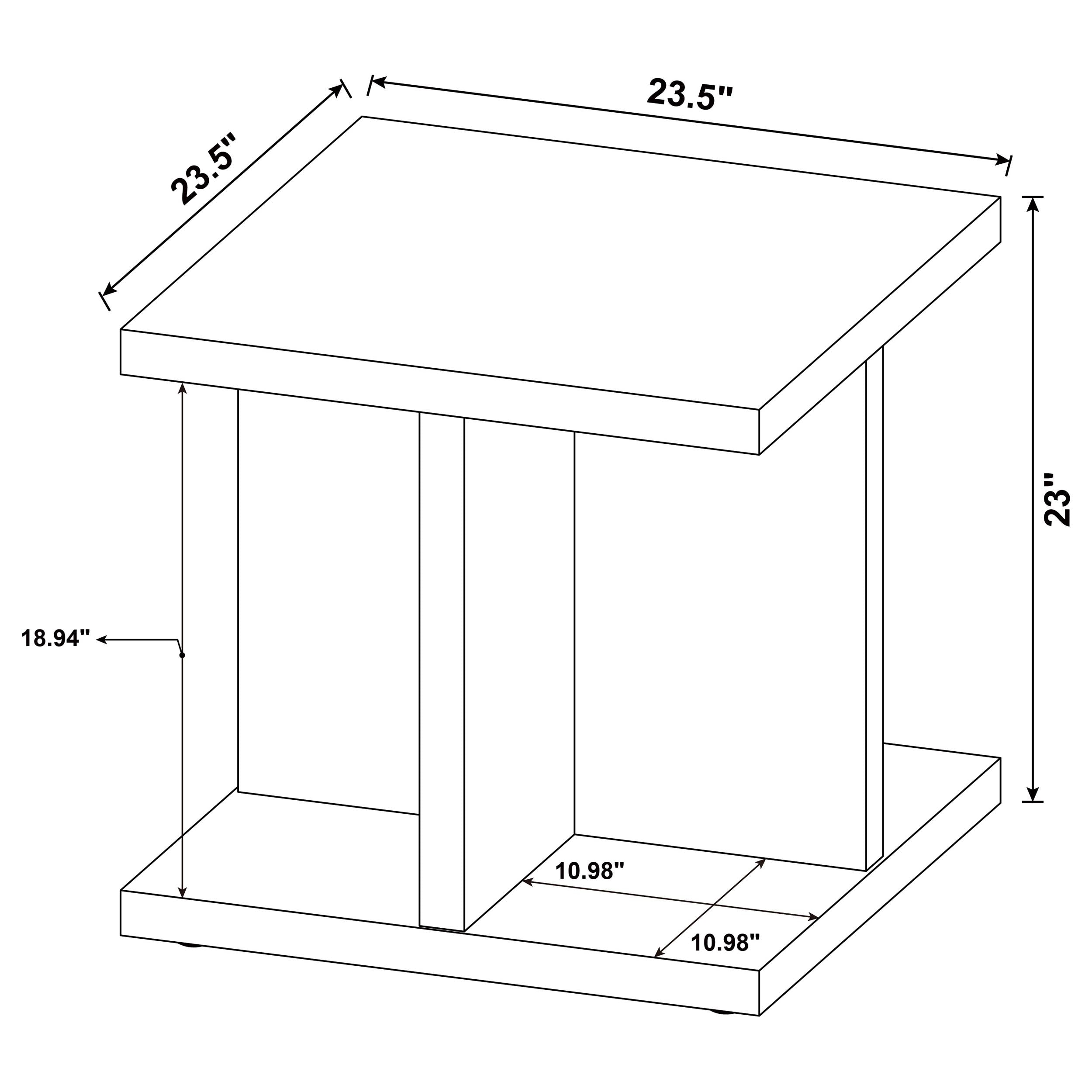 Cortona End Table - Ideal Furniture (Fresno,CA)