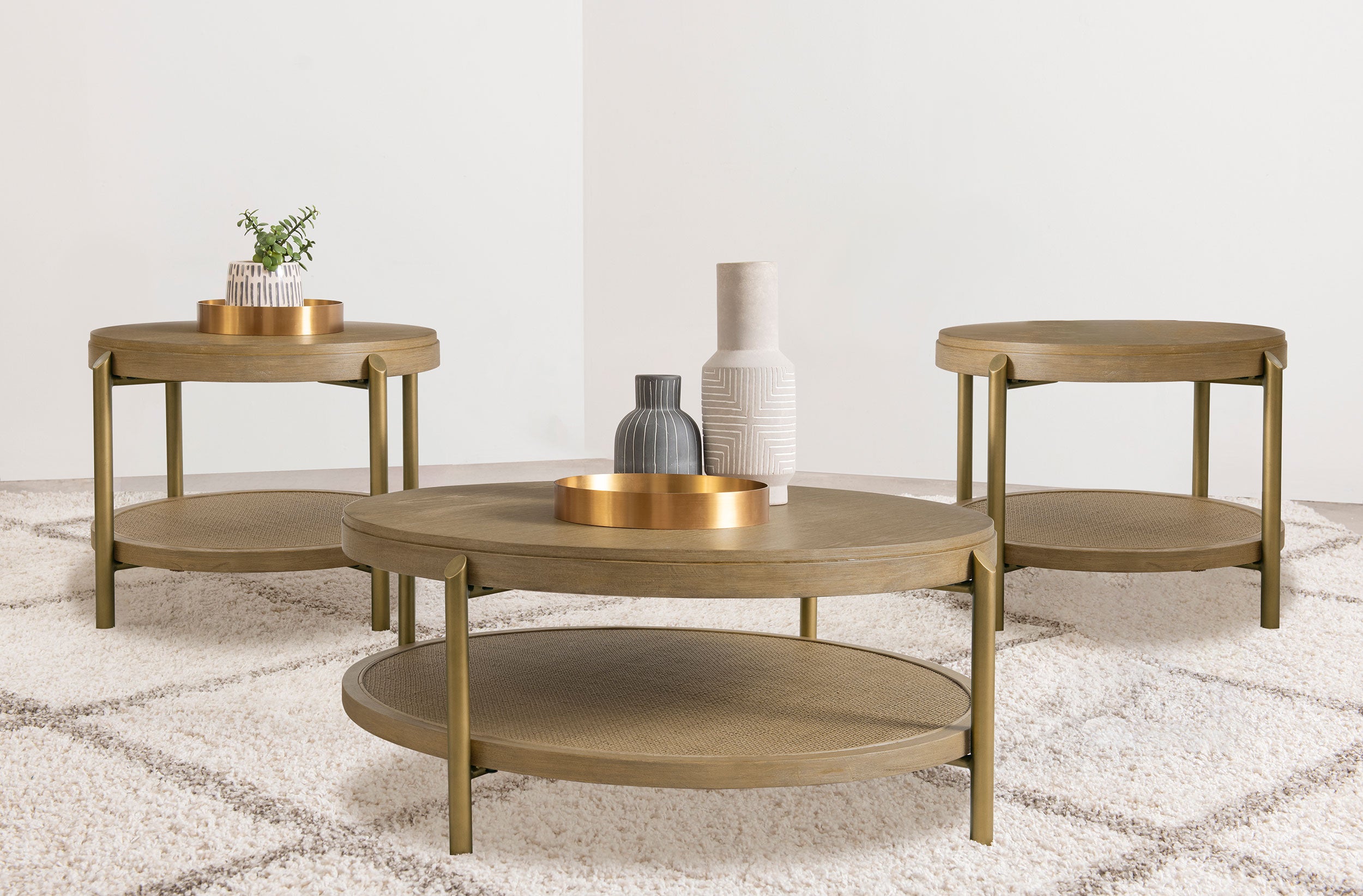 Arini Coffee Table Set - Ideal Furniture (Fresno,CA)
