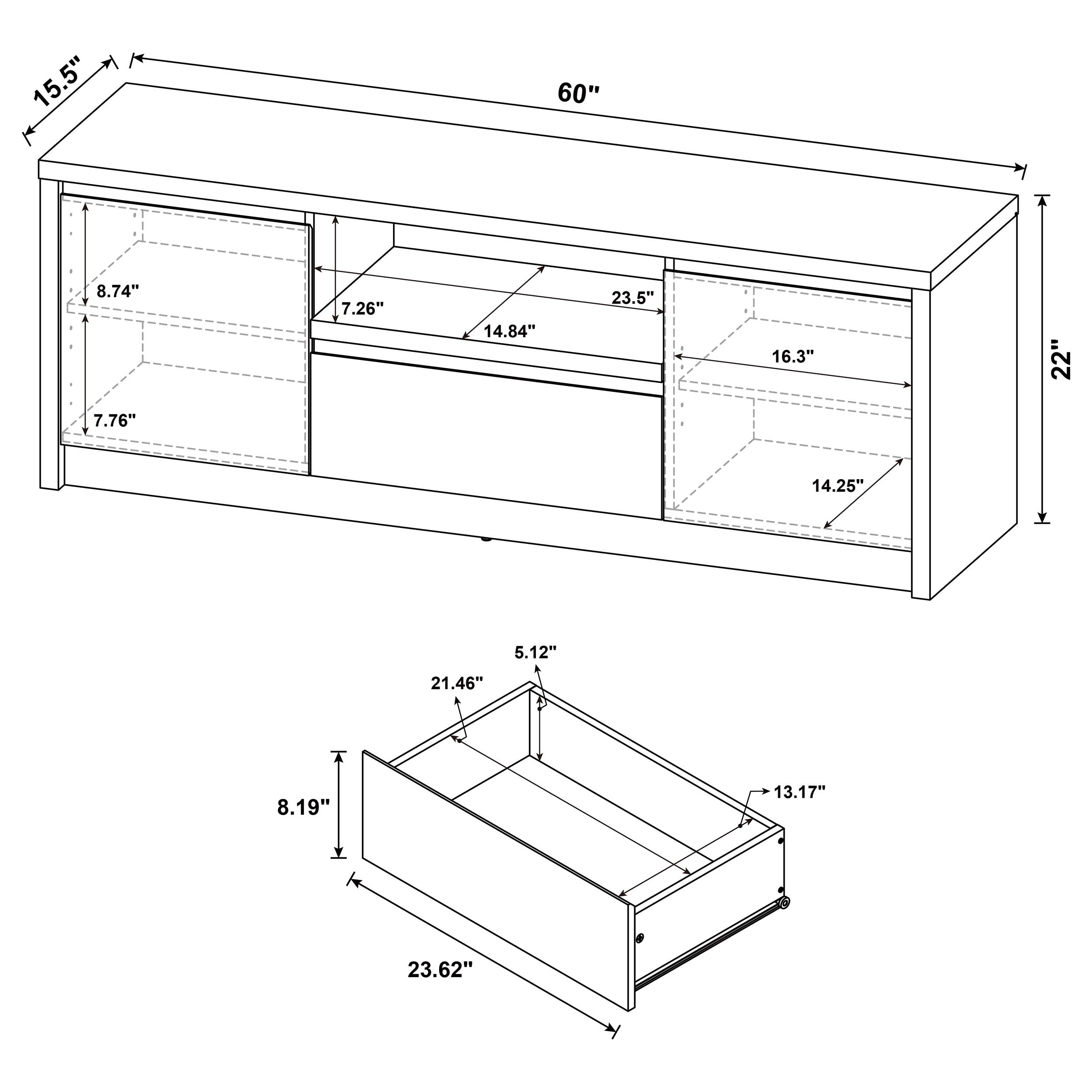 Winfield TV Stand - Ideal Furniture (Fresno,CA)