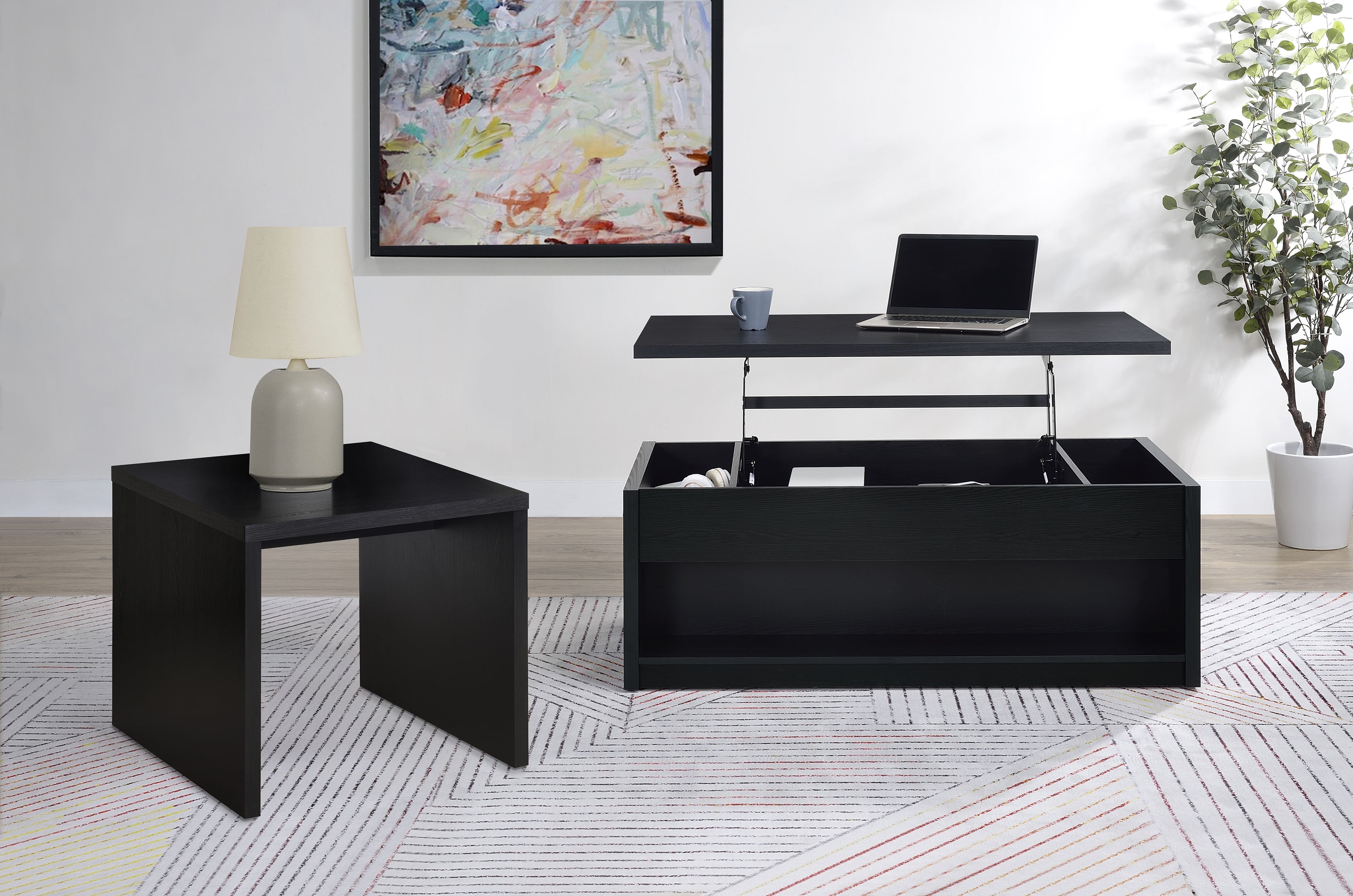 Knapp Lift-Top Coffee Table - Ideal Furniture (Fresno,CA)