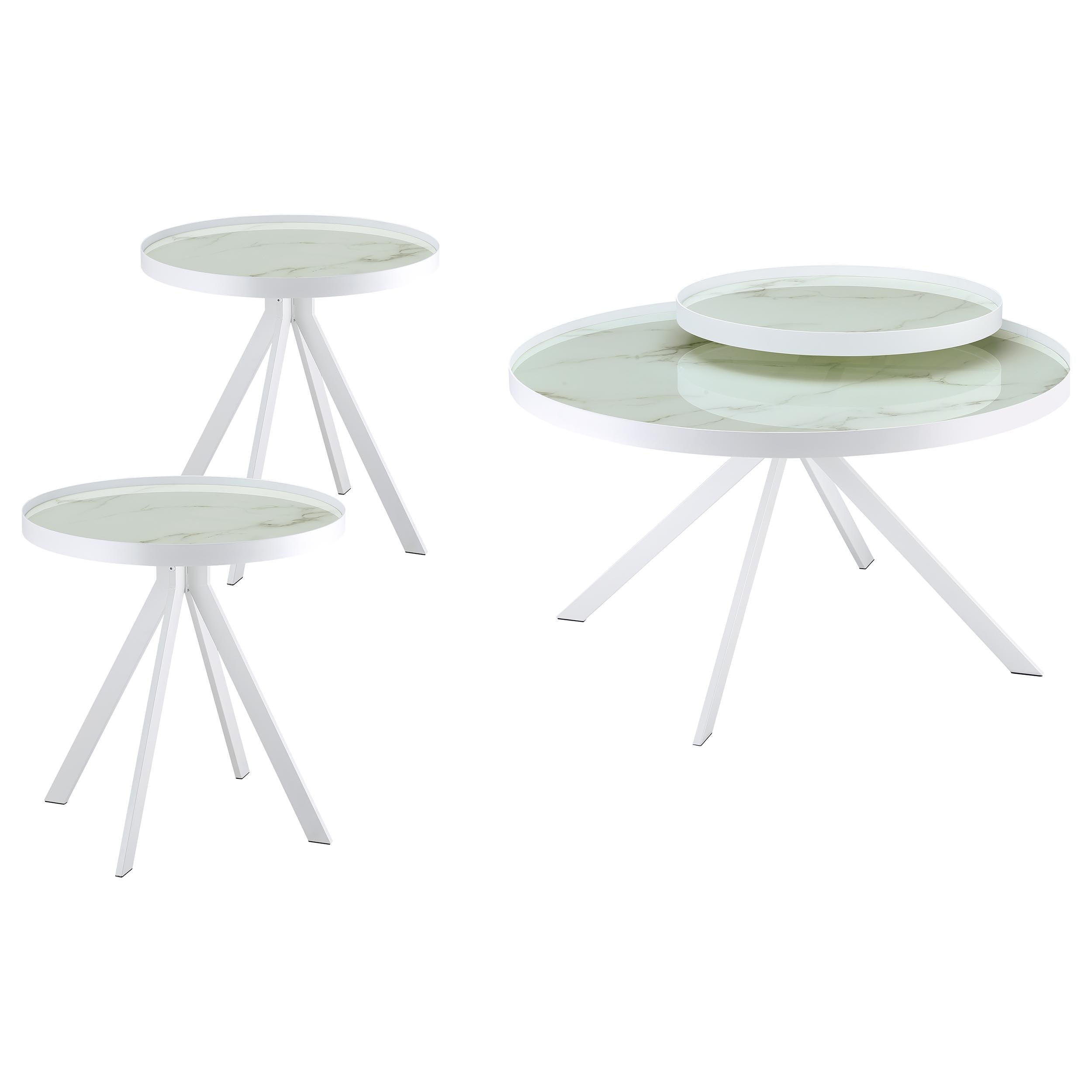 Briggs Coffee Table Set - Ideal Furniture (Fresno,CA)