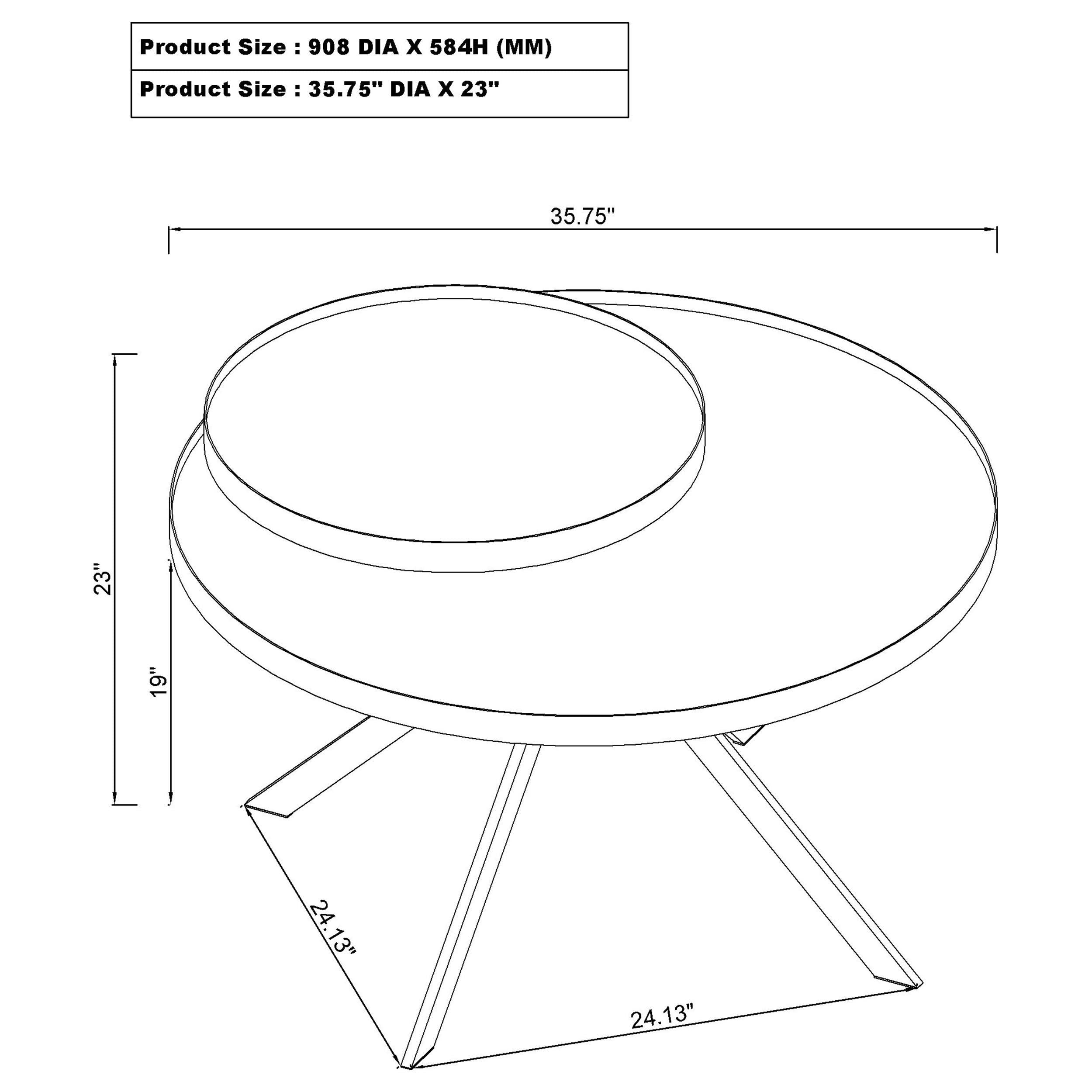 Briggs Coffee Table - Ideal Furniture (Fresno,CA)