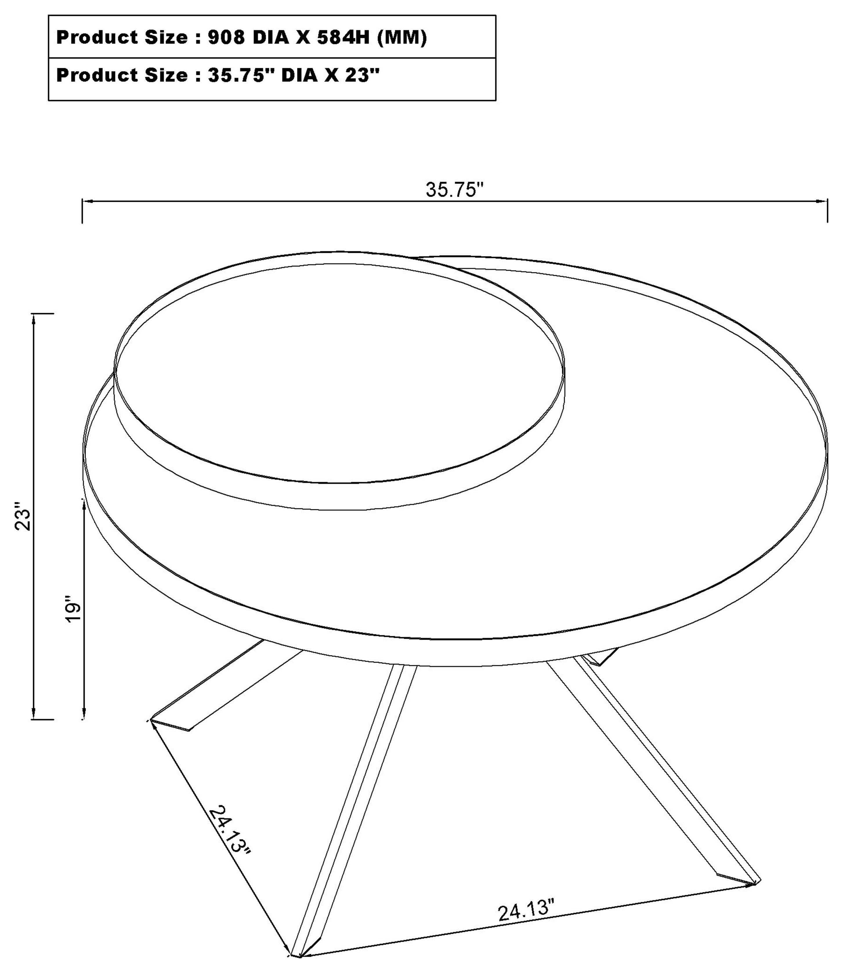 Briggs Coffee Table - Ideal Furniture (Fresno,CA)