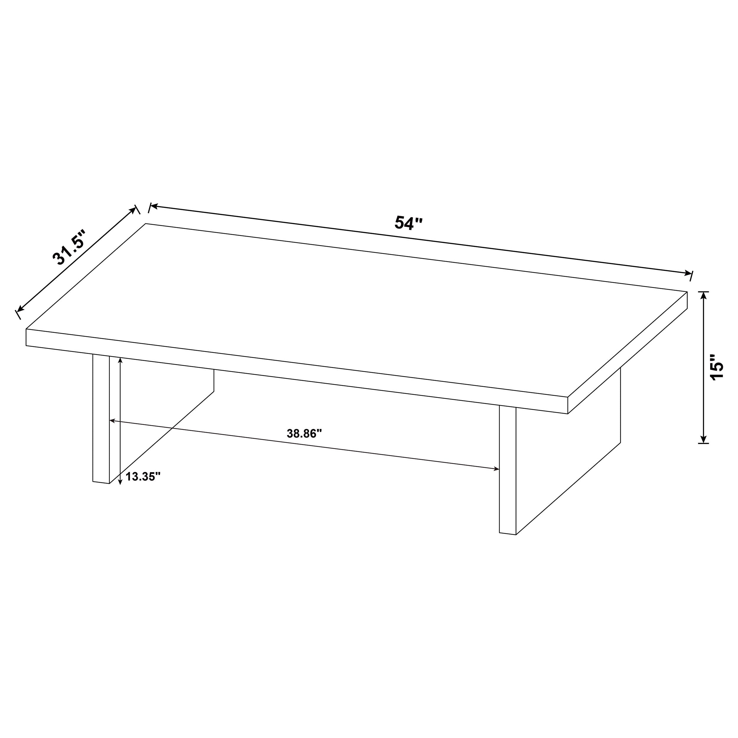 Max Coffee Table - Ideal Furniture (Fresno,CA)