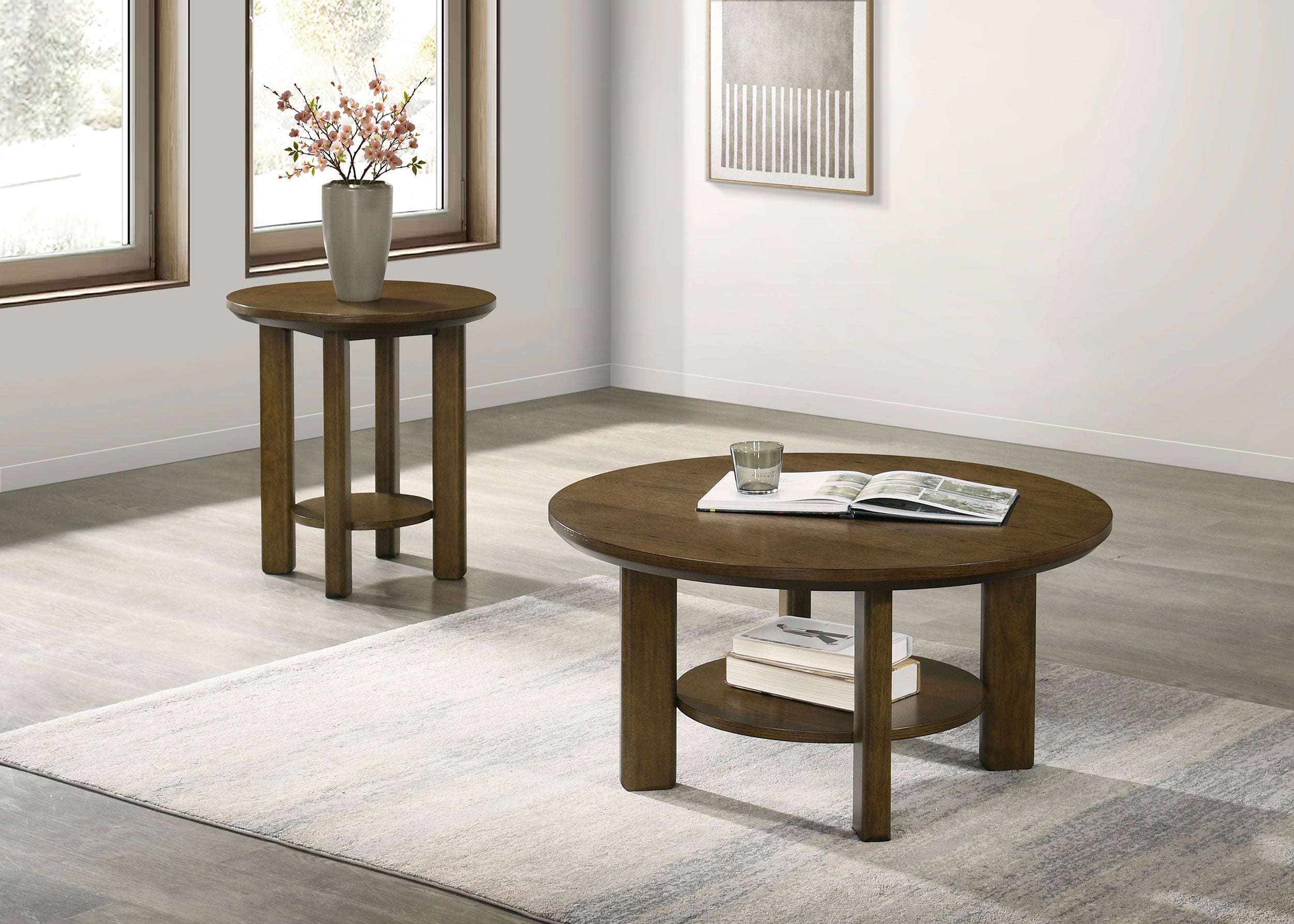 Ottowa Coffee Table Set - Ideal Furniture (Fresno,CA)