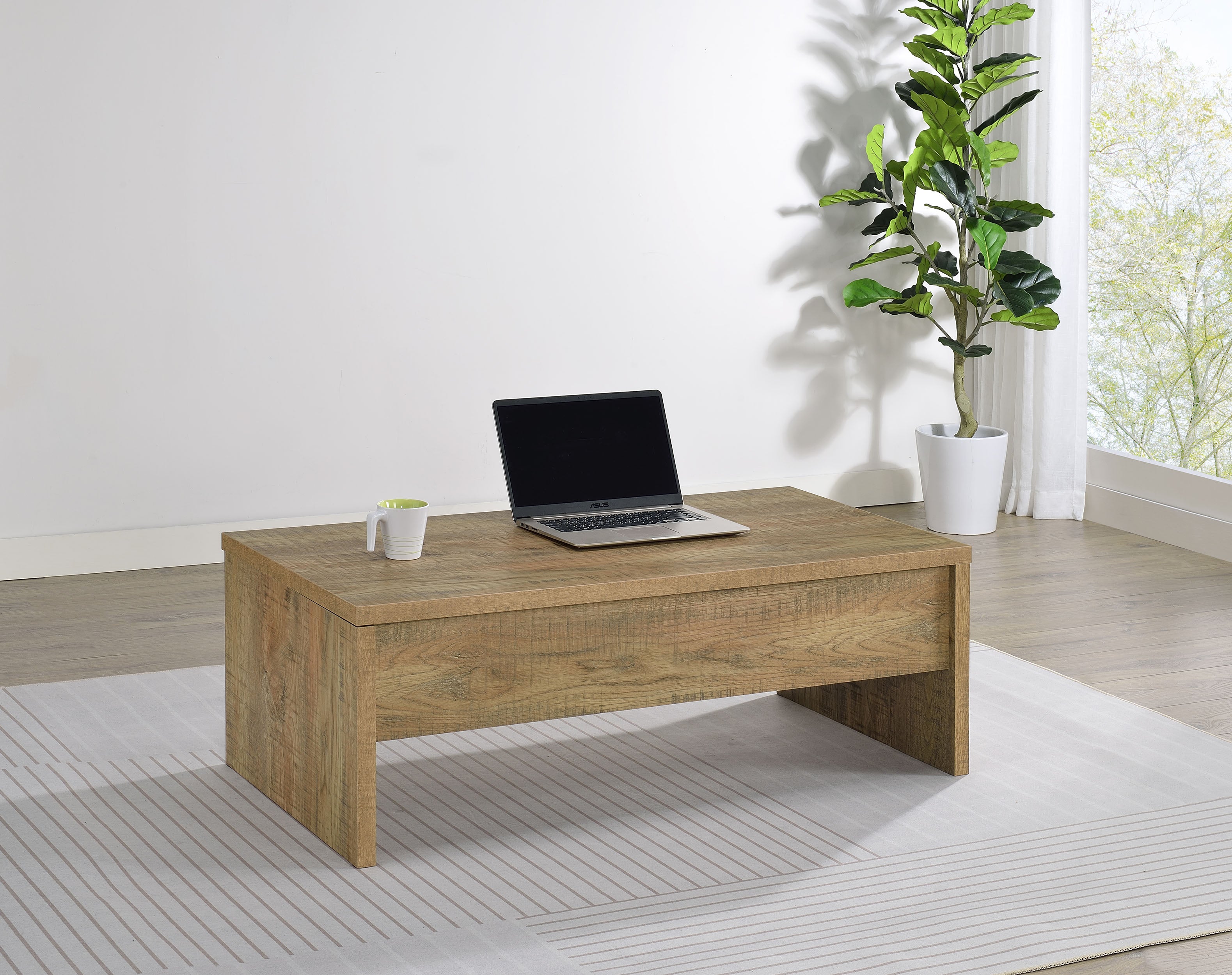 Canoga Lift-Top Coffee Table - Ideal Furniture (Fresno,CA)