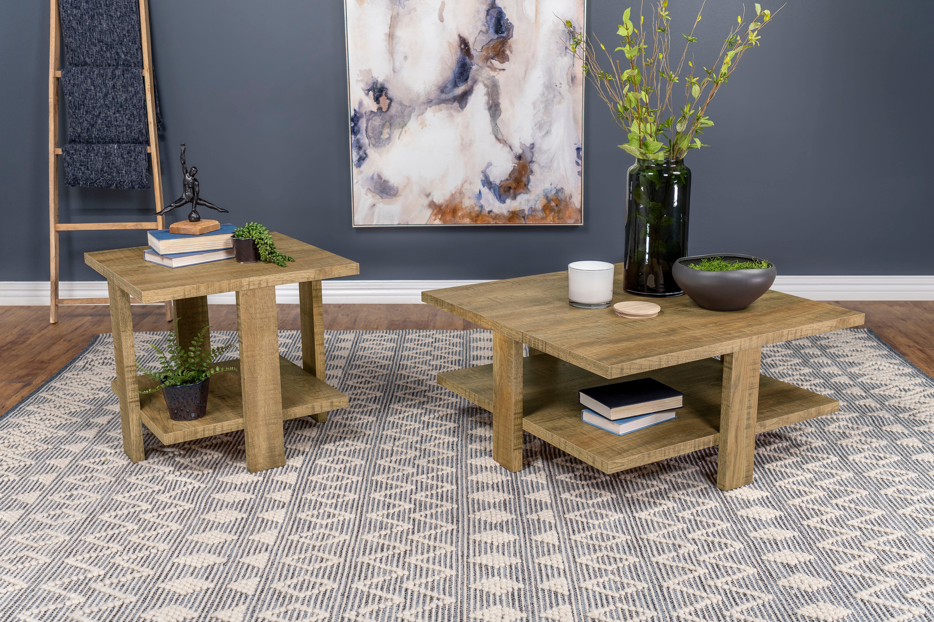 Dawn Coffee Table Set - Ideal Furniture (Fresno,CA)