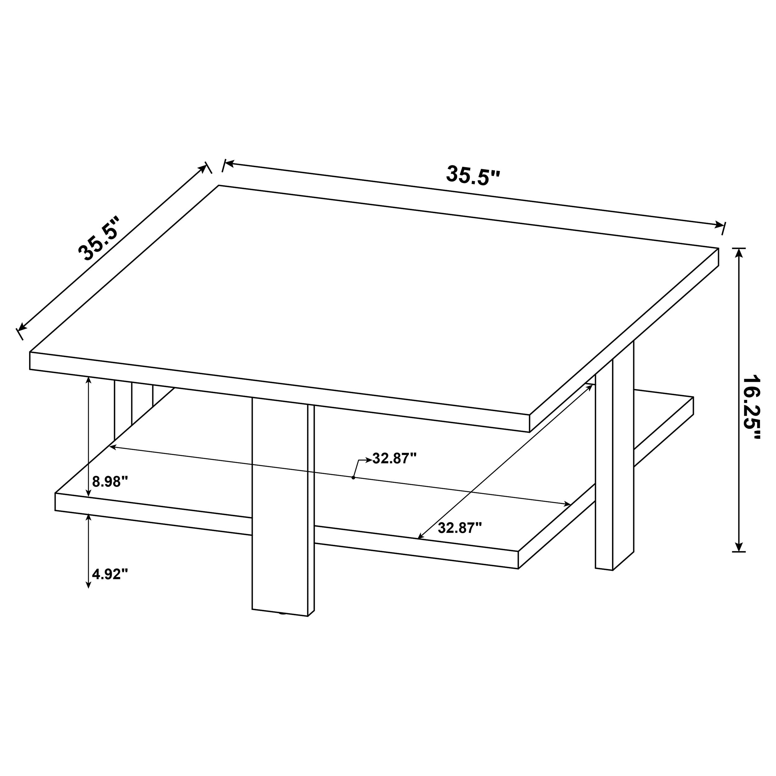 Dawn Coffee Table - Ideal Furniture (Fresno,CA)