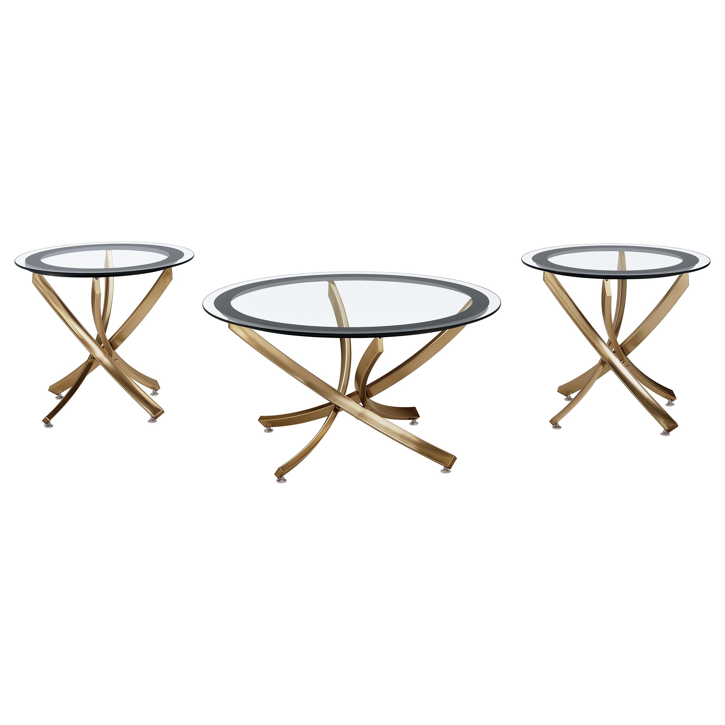 Brooke Coffee Table Set - Ideal Furniture (Fresno,CA)