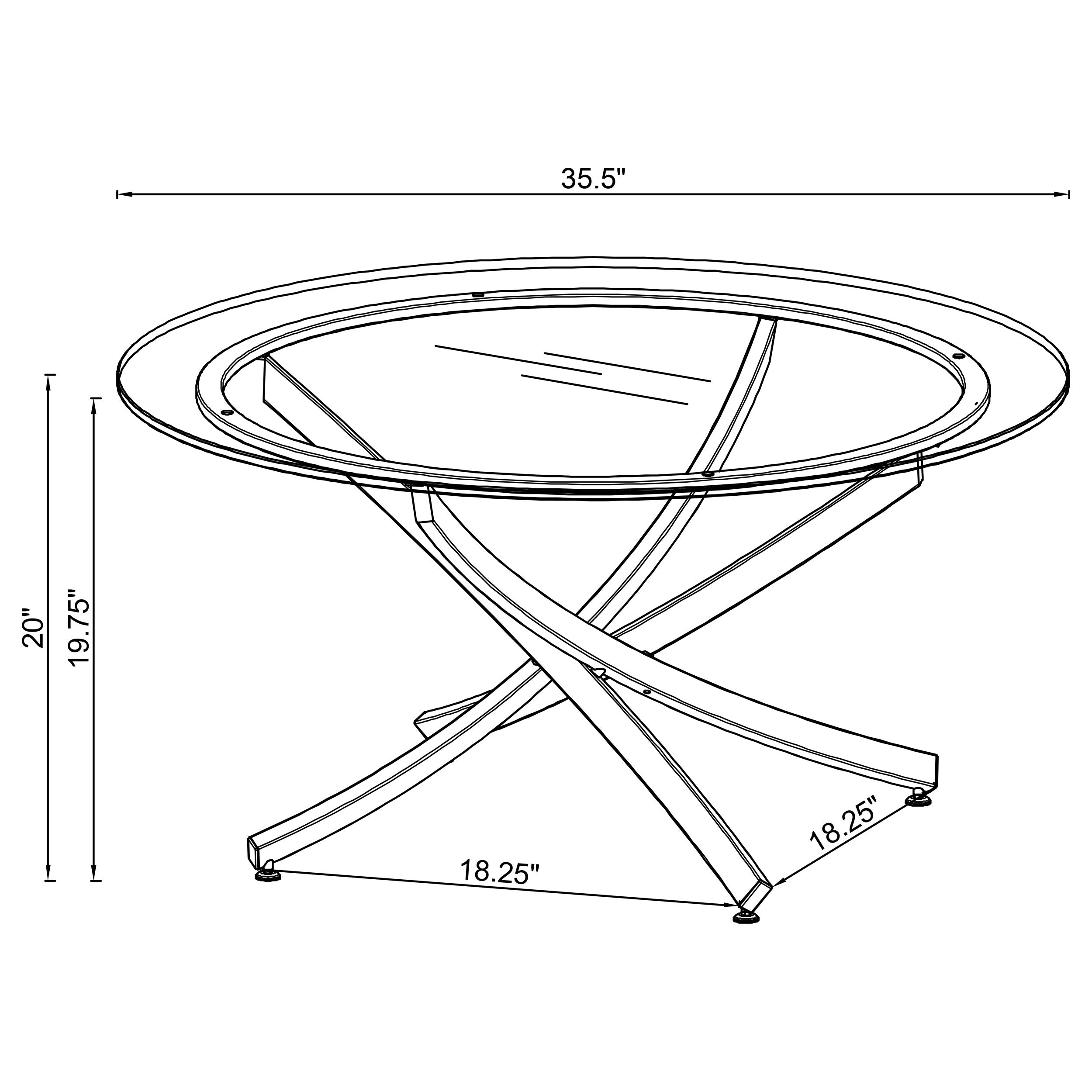 Brooke Coffee Table - Ideal Furniture (Fresno,CA)