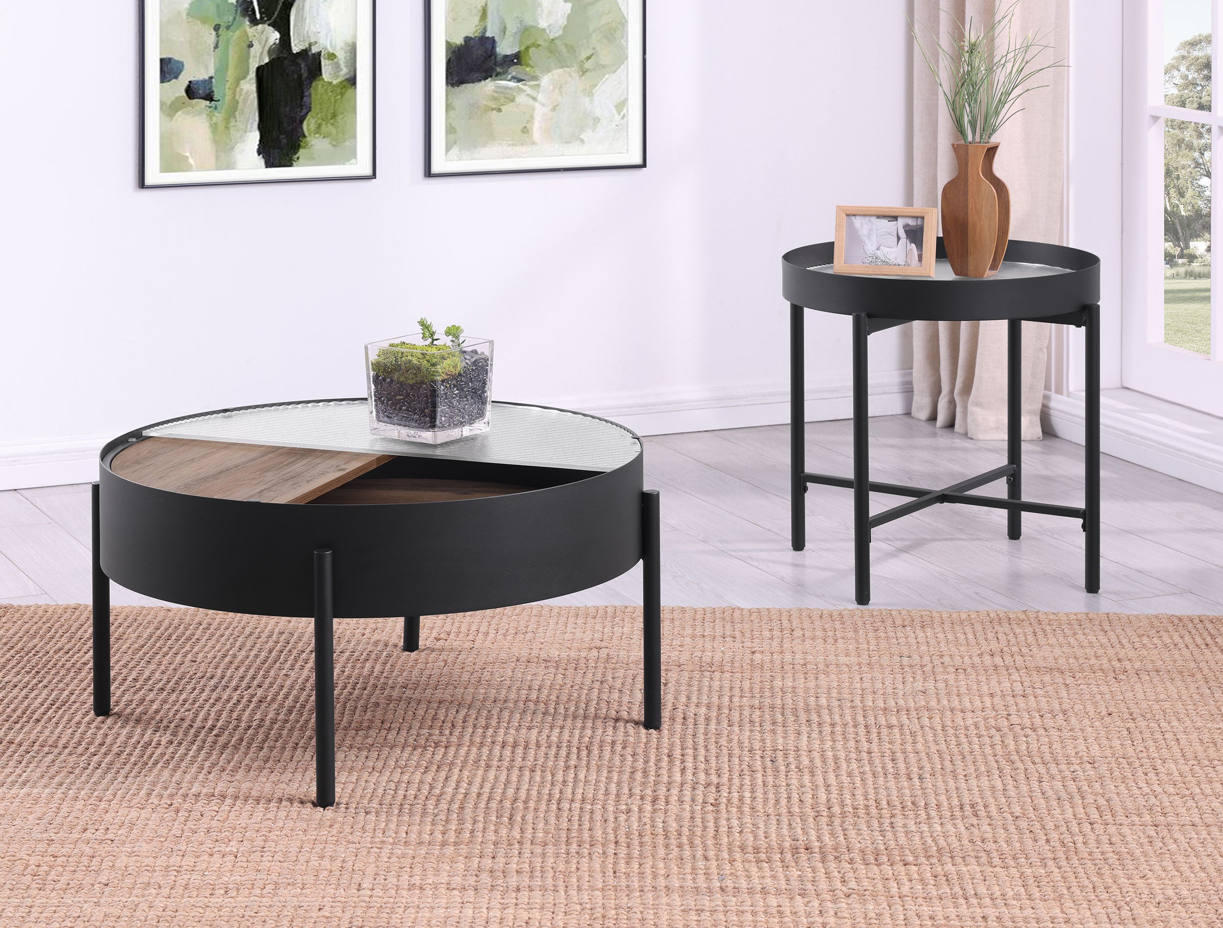 Ozella Coffee Table Set - Ideal Furniture (Fresno,CA)