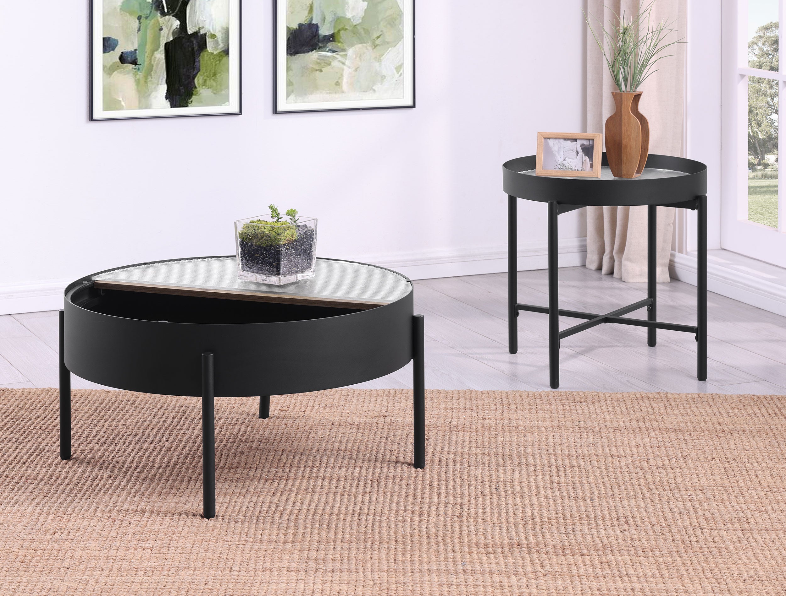 Ozella Coffee Table Set - Ideal Furniture (Fresno,CA)